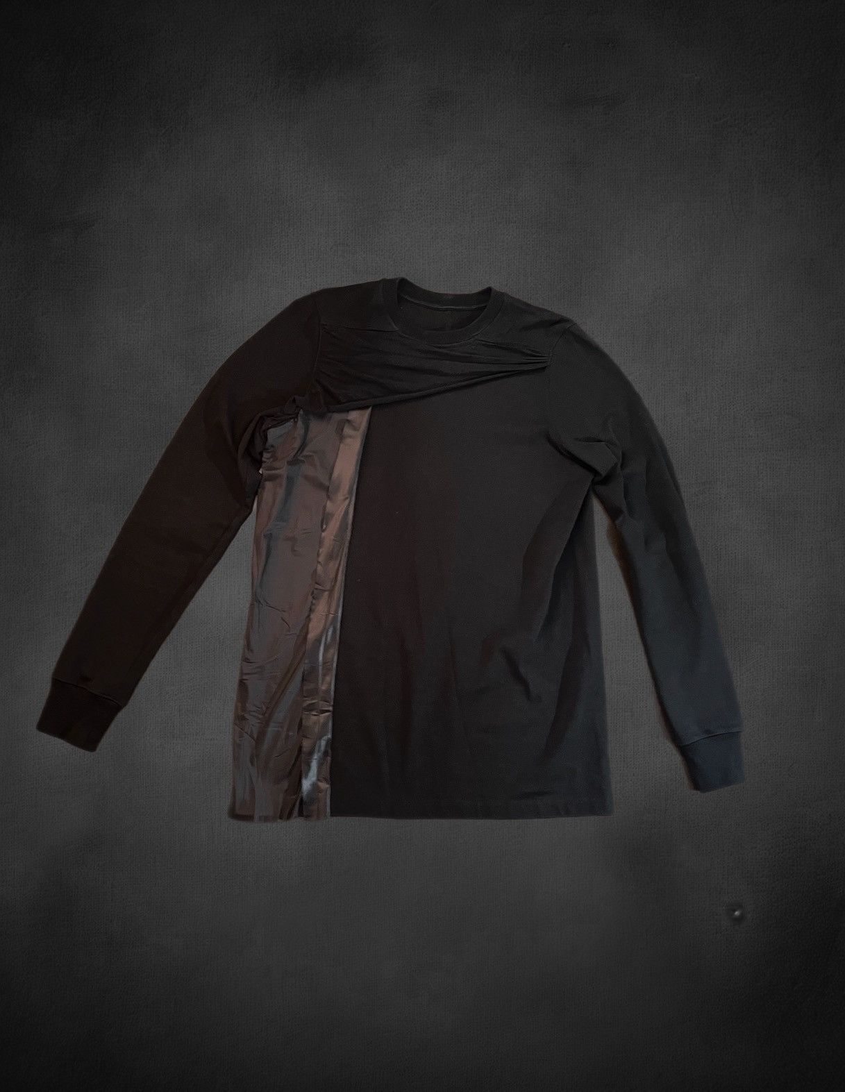 Rick Owens Rick Owens FW18 Sisyphus Cut & Sew Draped Long Sleeve
