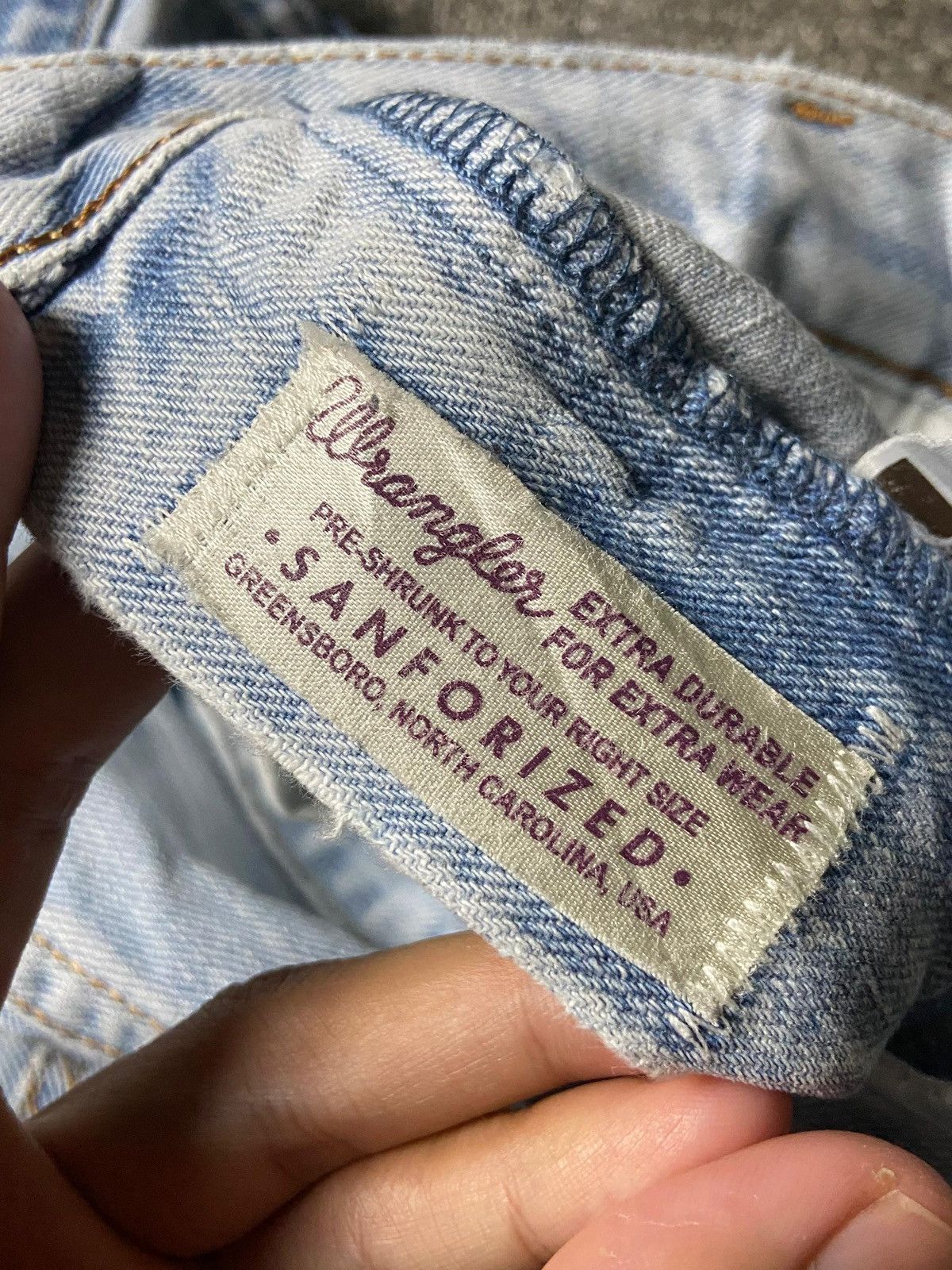 Wrangler Vintage Wrangler Sanforized Denim Jeans (141) Size US 33 - 9 Thumbnail