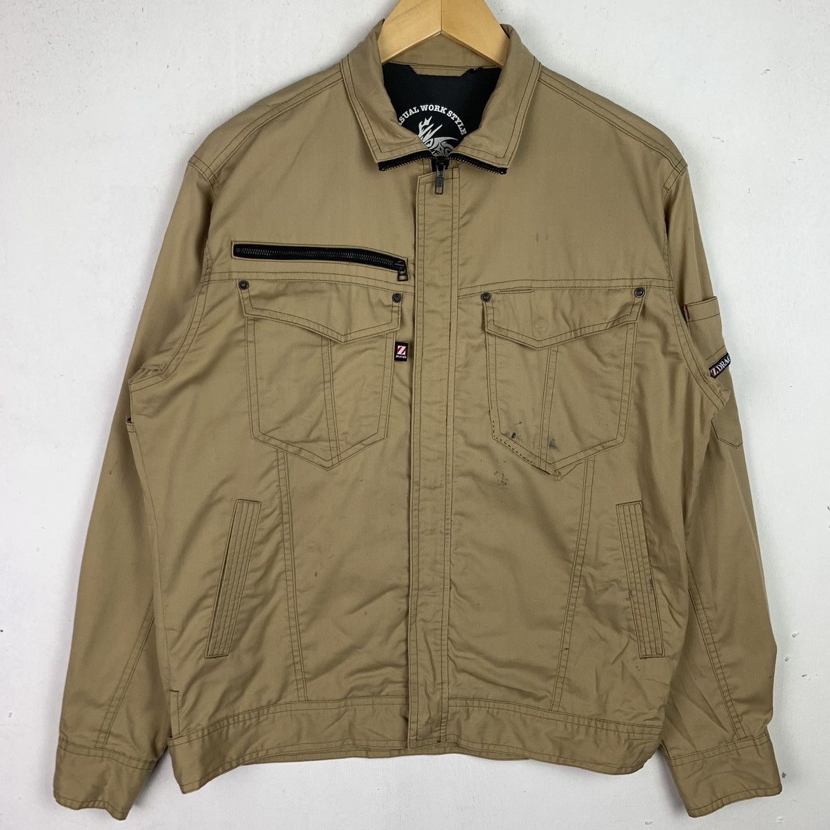 Designer × Japanese Brand × Vintage Vintage Jichodo Z-Dragon Jacket Size US L / EU 52-54 / 3 - 1 Thumbnail
