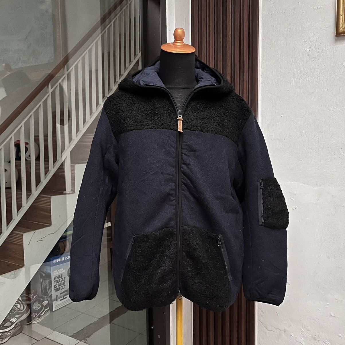 mercibeaucoup Issey Miyake " Mercibeaucoup " Boa Fleece Jacket Hooded Size US L / EU 52-54 / 3 - 2 Thumbnail
