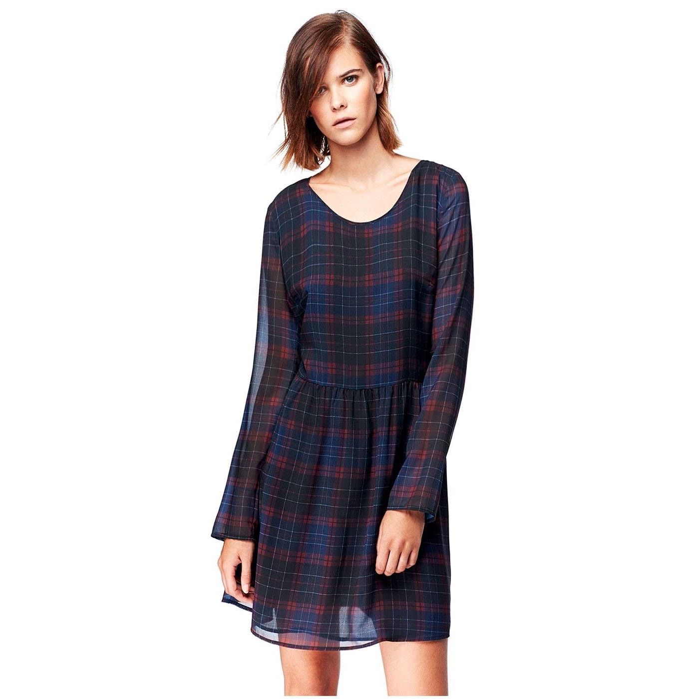 Pepe Jeans Pepe Jeans | Bloom Retro Tartan Plaid Babydall Dress Size L / US 10 / IT 46 - 1 Thumbnail