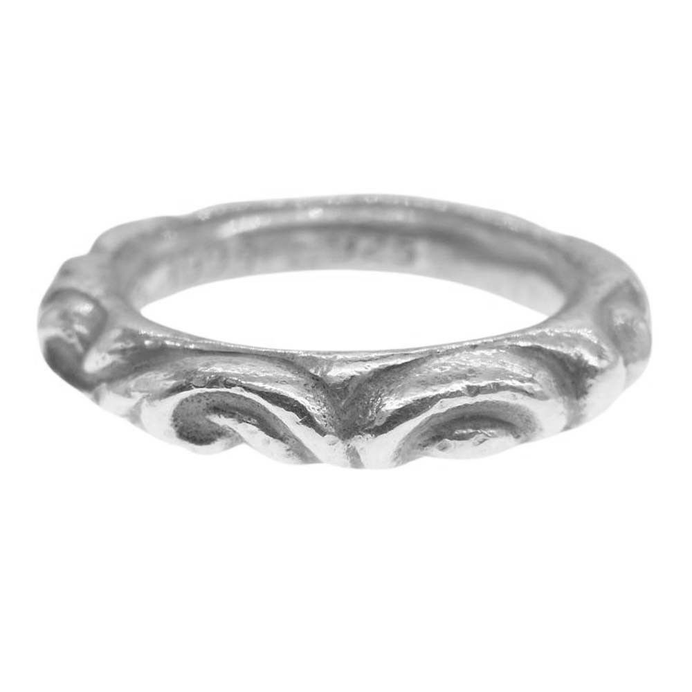 image of Chrome Hearts Scroll Band Ring, Men's