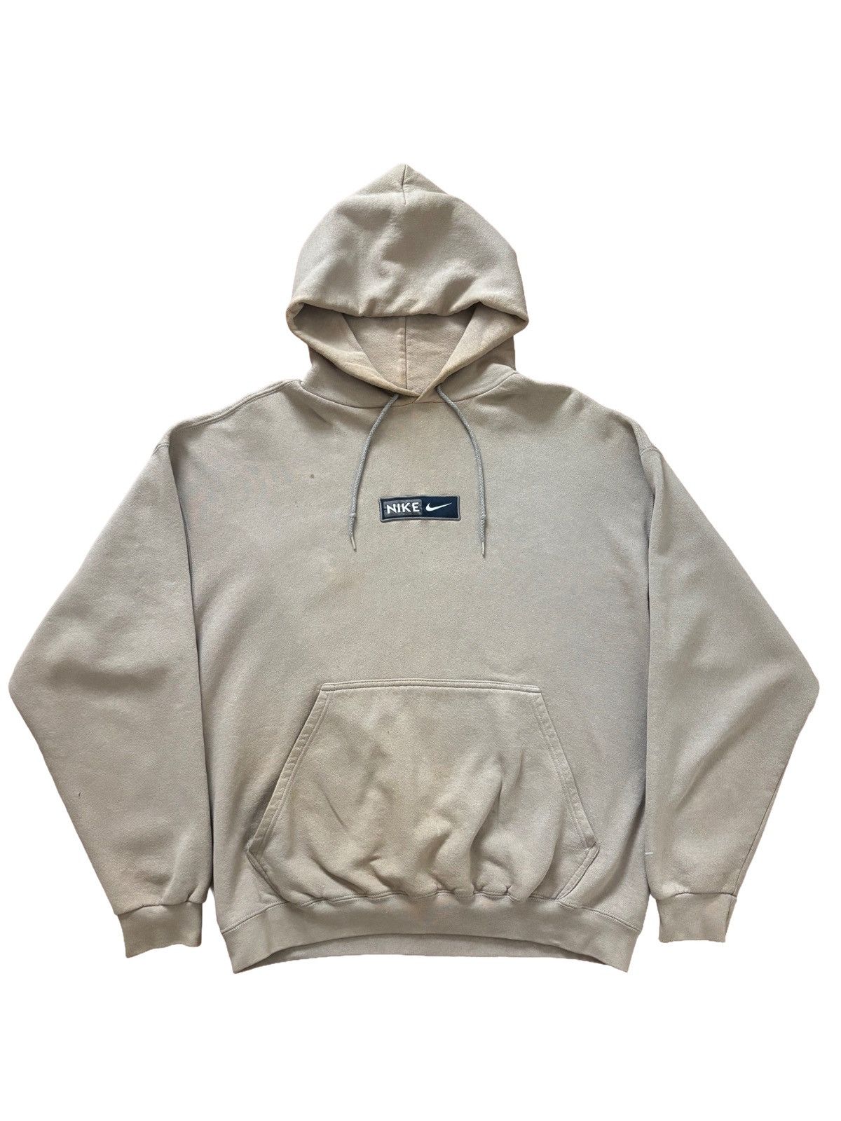 Nike Nike Box Logo Brown Hoodie US L Size US L / EU 52-54 / 3 - 1 Thumbnail