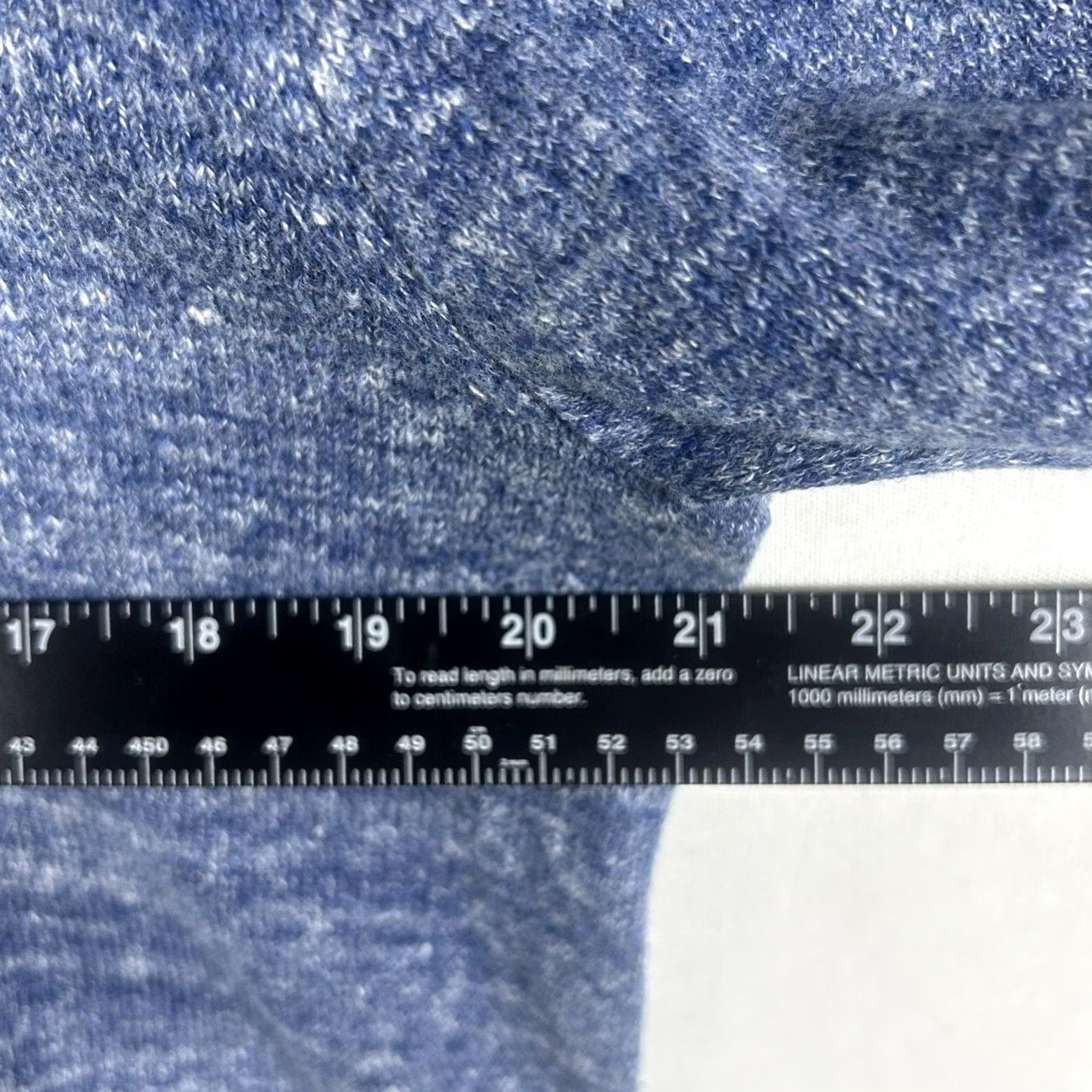 Gap Gap Men’s Blue V-Neck Lightweight Knit Cotton Blend Sweater Medium Size US M / EU 48-50 / 2 - 5 Thumbnail