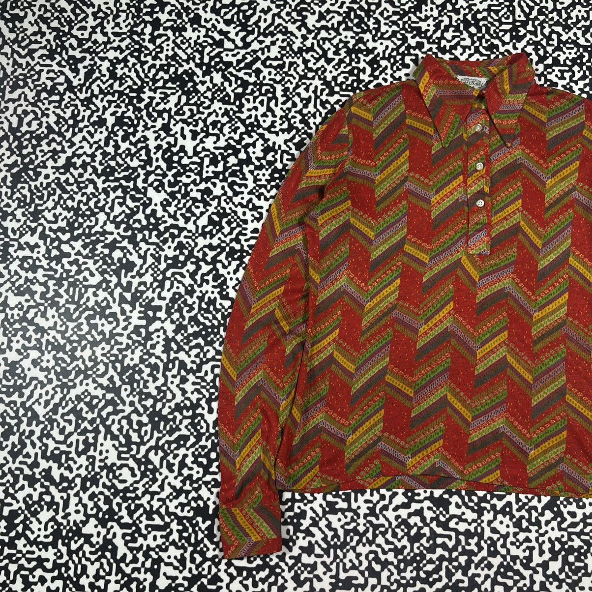 Vintage Vintage 90s Saint Clair Paris Retro Style Luxury Shirt Size M / US 6-8 / IT 42-44 - 5 Thumbnail