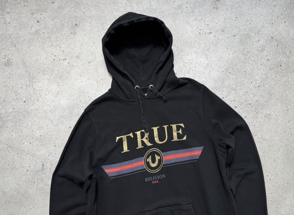 True Religion True Religion Hoodie Vintage Black Big Logo Size M Size US M / EU 48-50 / 2 - 4 Thumbnail