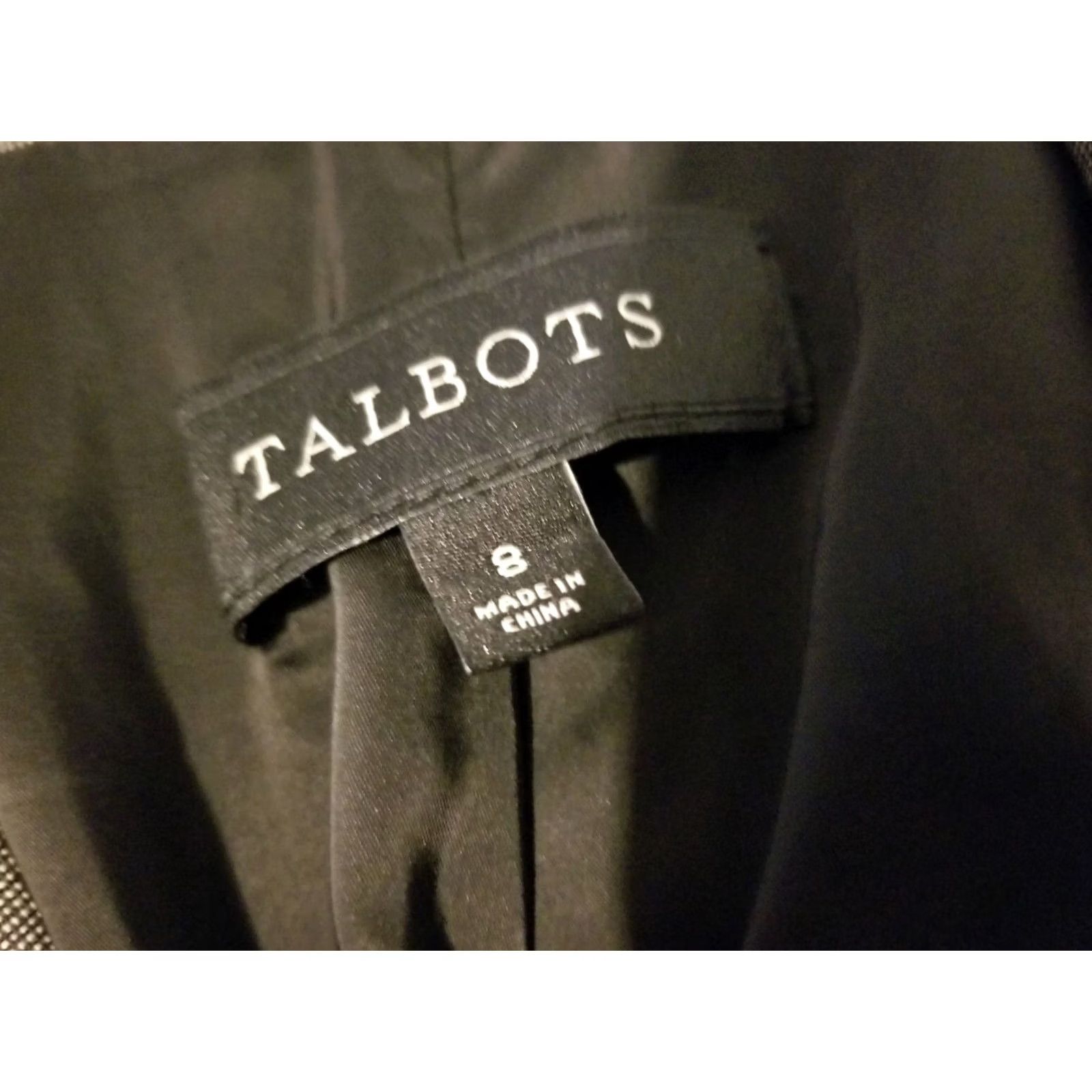 Talbots Womens Talbots Wool Blazer 8 Grey Gray Wool Blazer Womens 8 Gray Talbots Jacket Blazer Womens Size M / US 6-8 / IT 42-44 - 3 Thumbnail