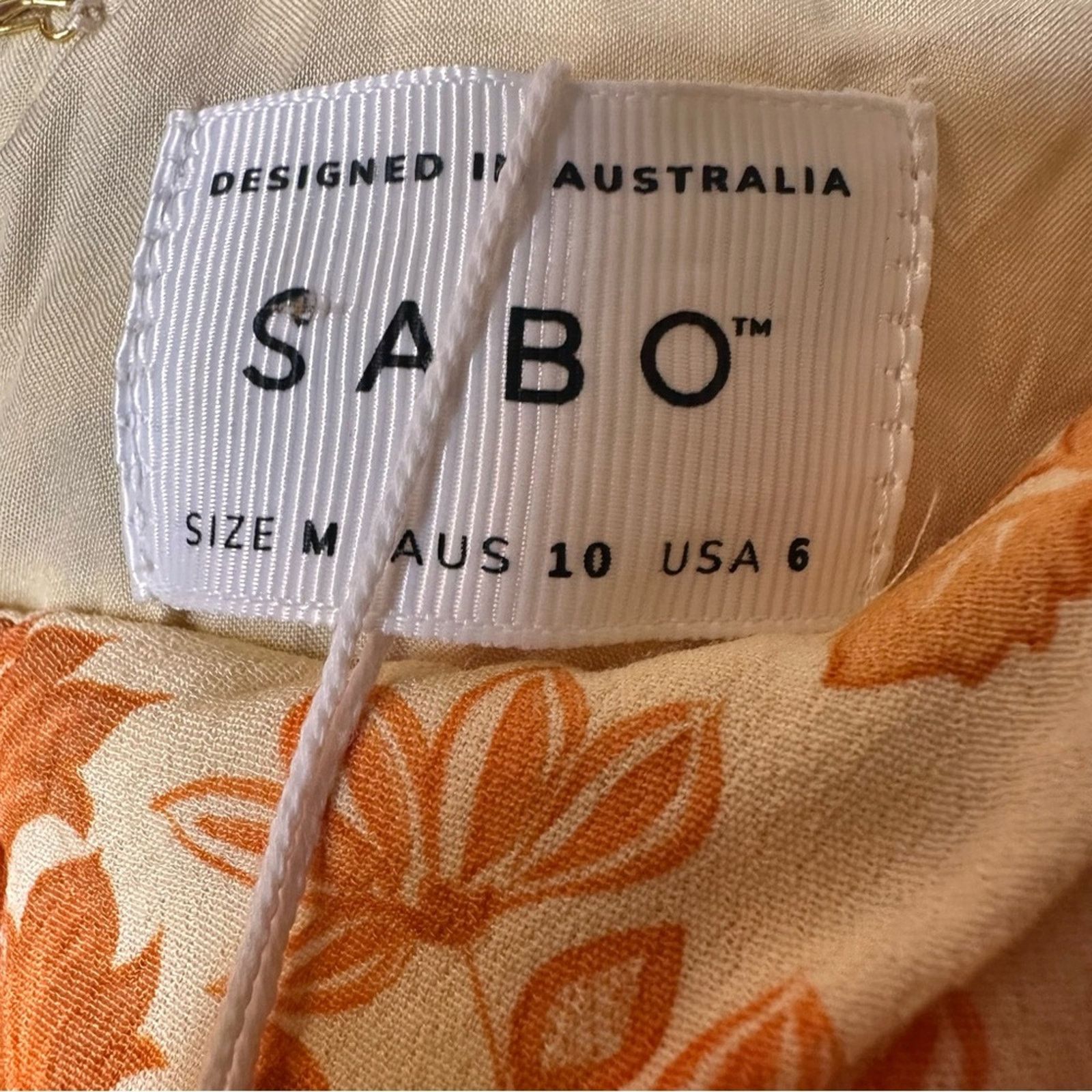 Other Sabo Skirt Australia Ahlee Floral Frill Mini Dress M NWT Size M / US 6-8 / IT 42-44 - 6 Thumbnail