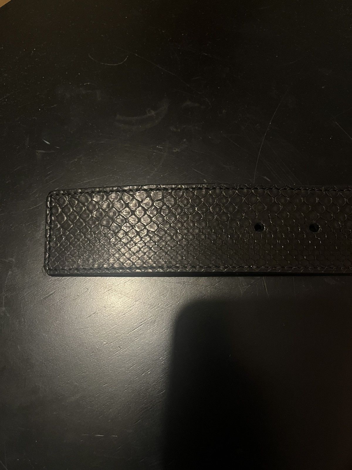 Louis Vuitton Louis Vuitton python belt Size 36 - 9 Thumbnail
