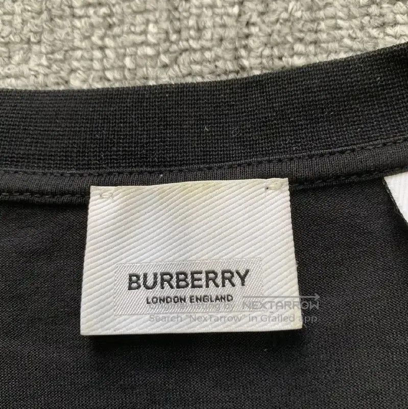 Burberry Burberry Black Cotton T-Shirt for Women. Size L / US 10 / IT 46 - 8 Thumbnail