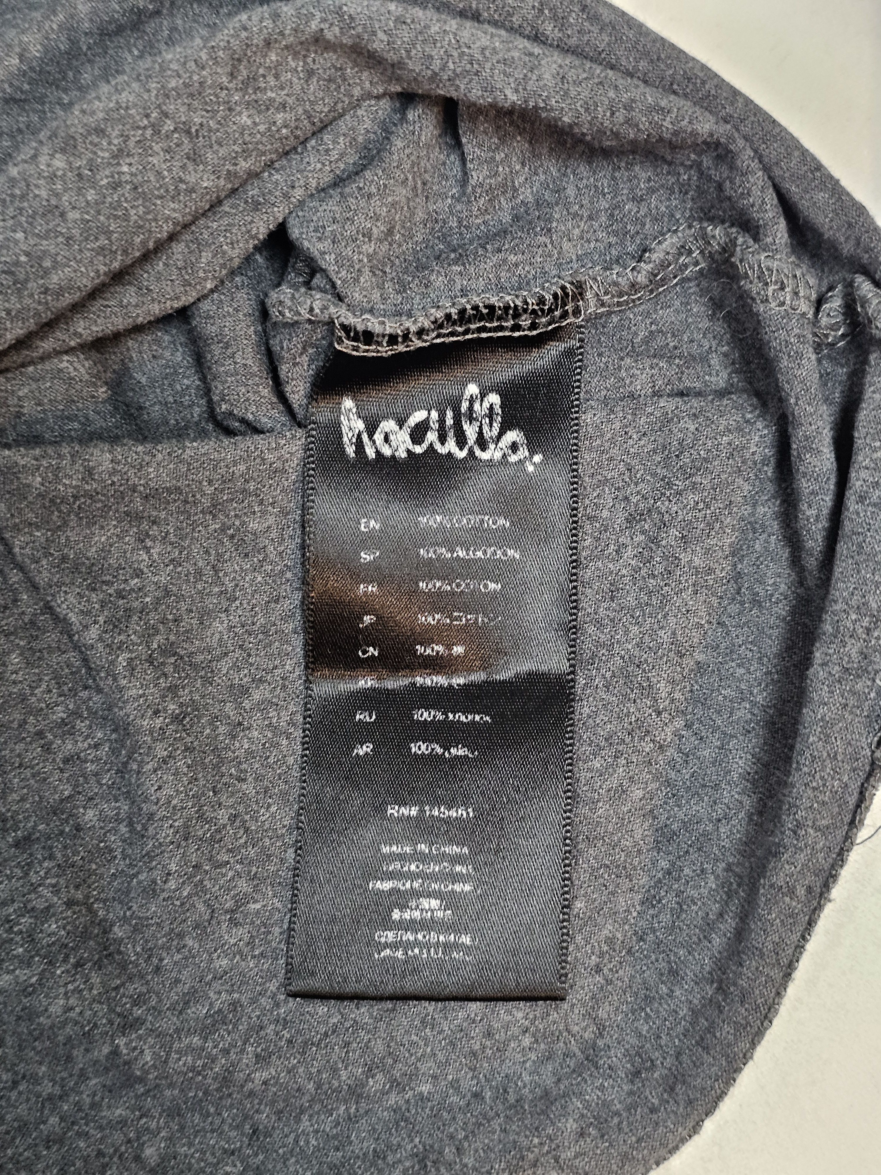 Haculla HACULLA Haha Liberty Drop Shoulder T-Shirt, Grey Medium EUC Size US M / EU 48-50 / 2 - 9 Thumbnail