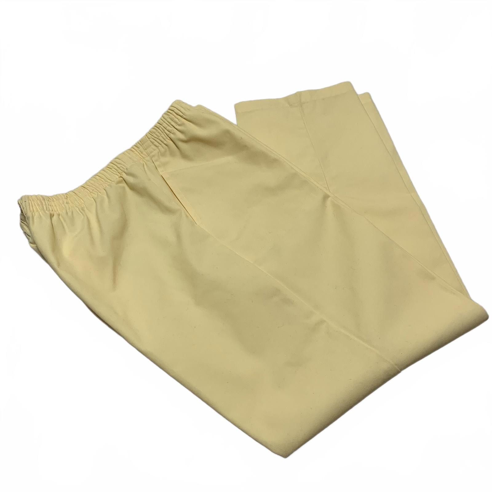 Other Koret Women's Size 14 Yellow Elastic Waist Pants W35x30L Size 36" / US 14 / IT 50 - 6 Thumbnail