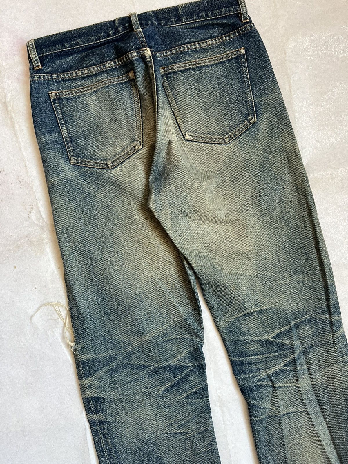 A.P.C. APC Dirty Wash Selvedge Distressed Denim Rare Size US 30 / EU 46 - 15 Thumbnail