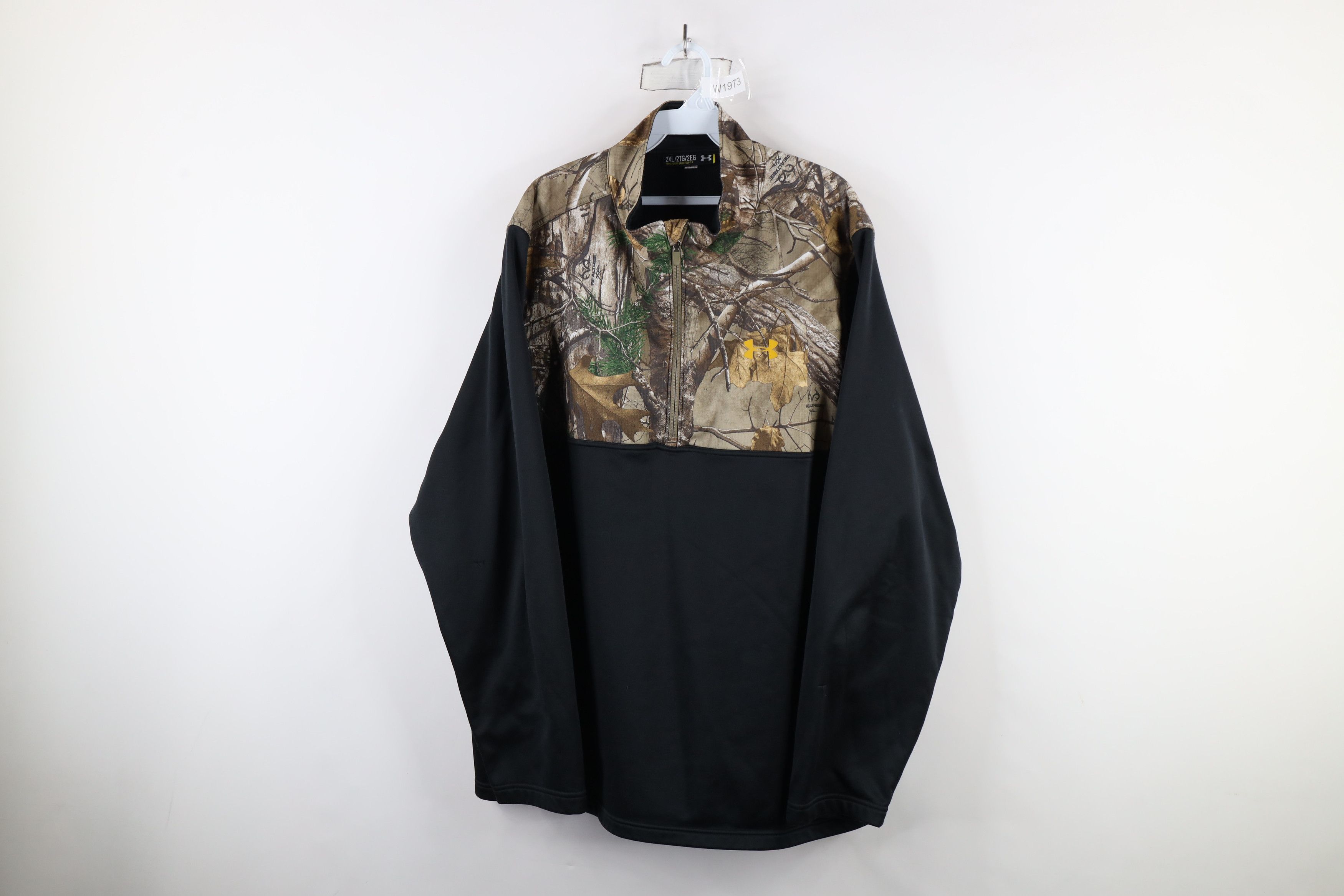 Under Armour × Vintage Under Armour Realtree Camouflage Half Zip Pullover Jacket Size US XXL / EU 58 / 5 - 1 Thumbnail