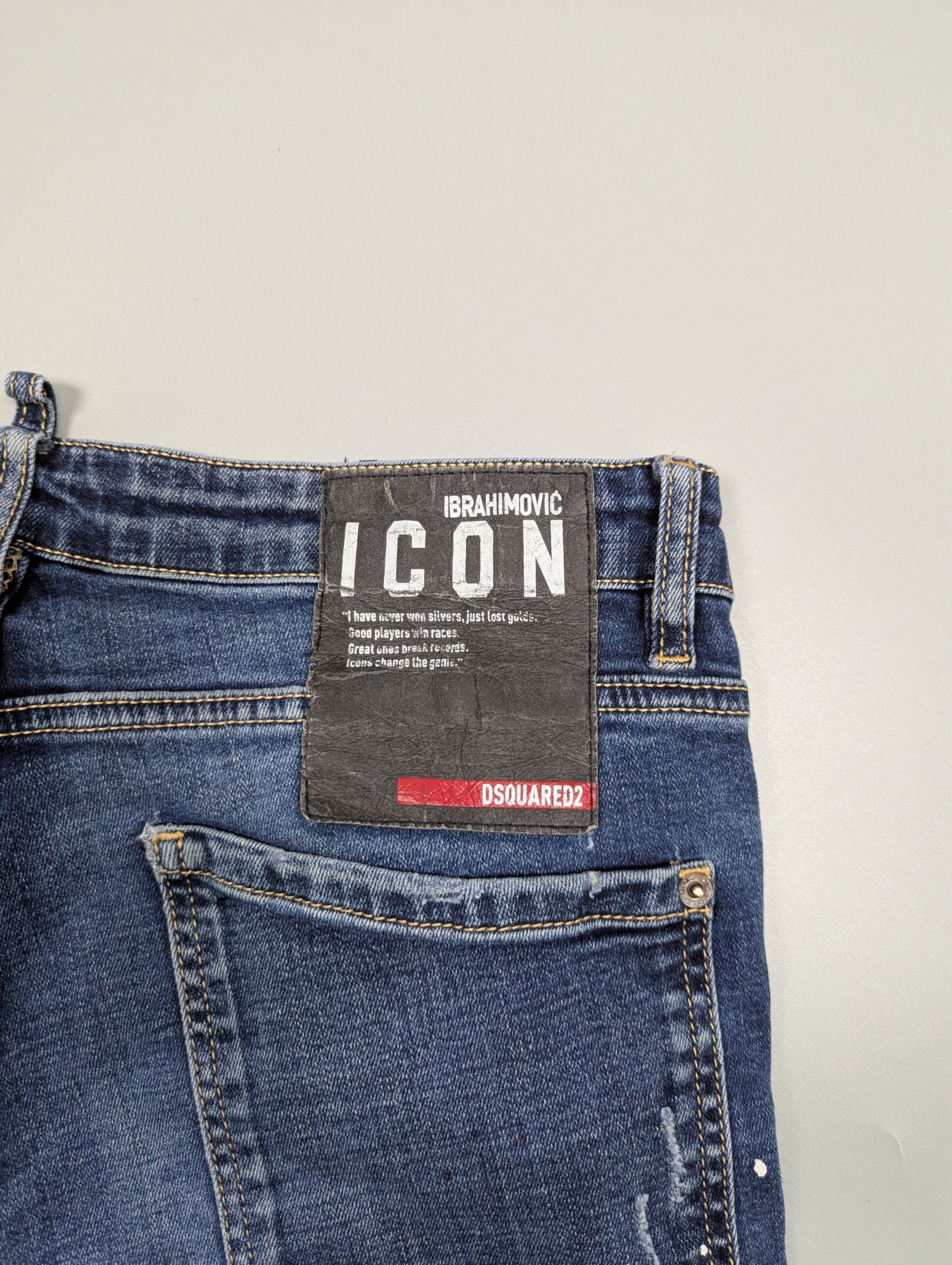Dsquared2 Dsquared2 Icon Slim Distressed Jeans 48 Italy Size US 32 / EU 48 - 14 Thumbnail