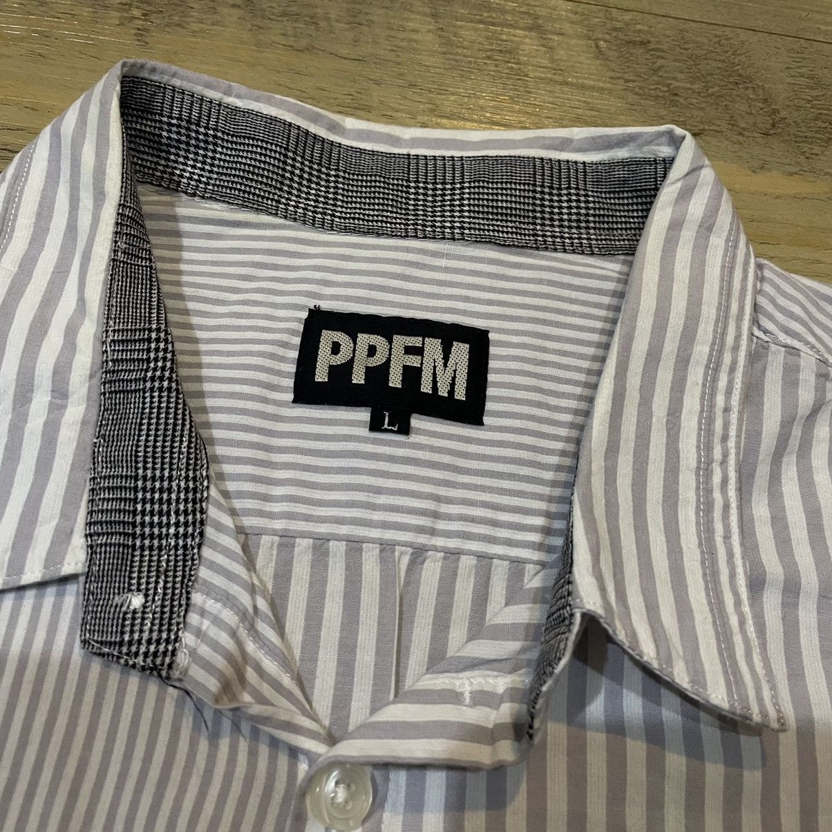 PPFM Ppfm striped shirt Size US L / EU 52-54 / 3 - 3 Thumbnail