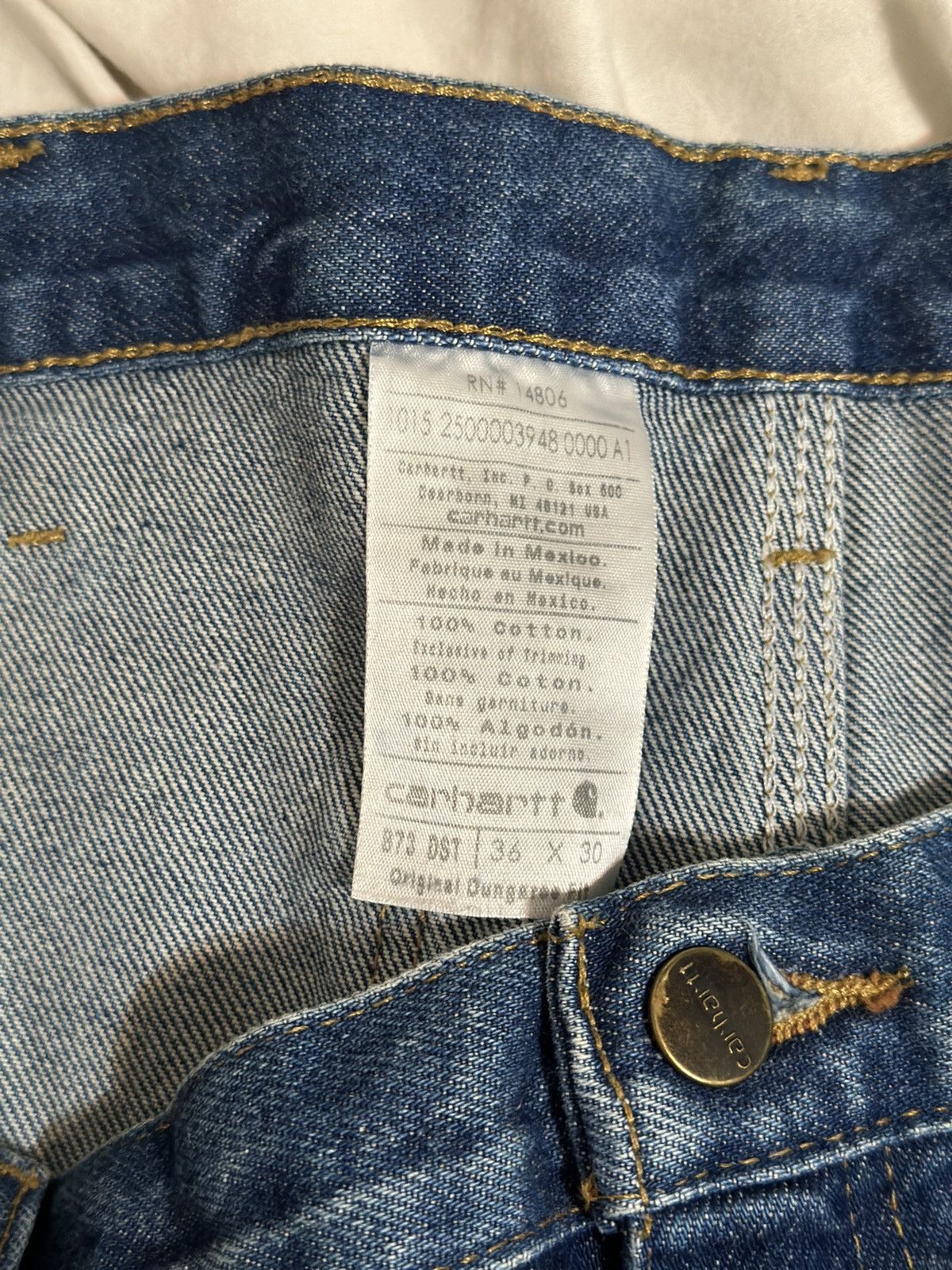 Carhartt Carhartt double knees denim Size US 36 / EU 52 - 3 Thumbnail