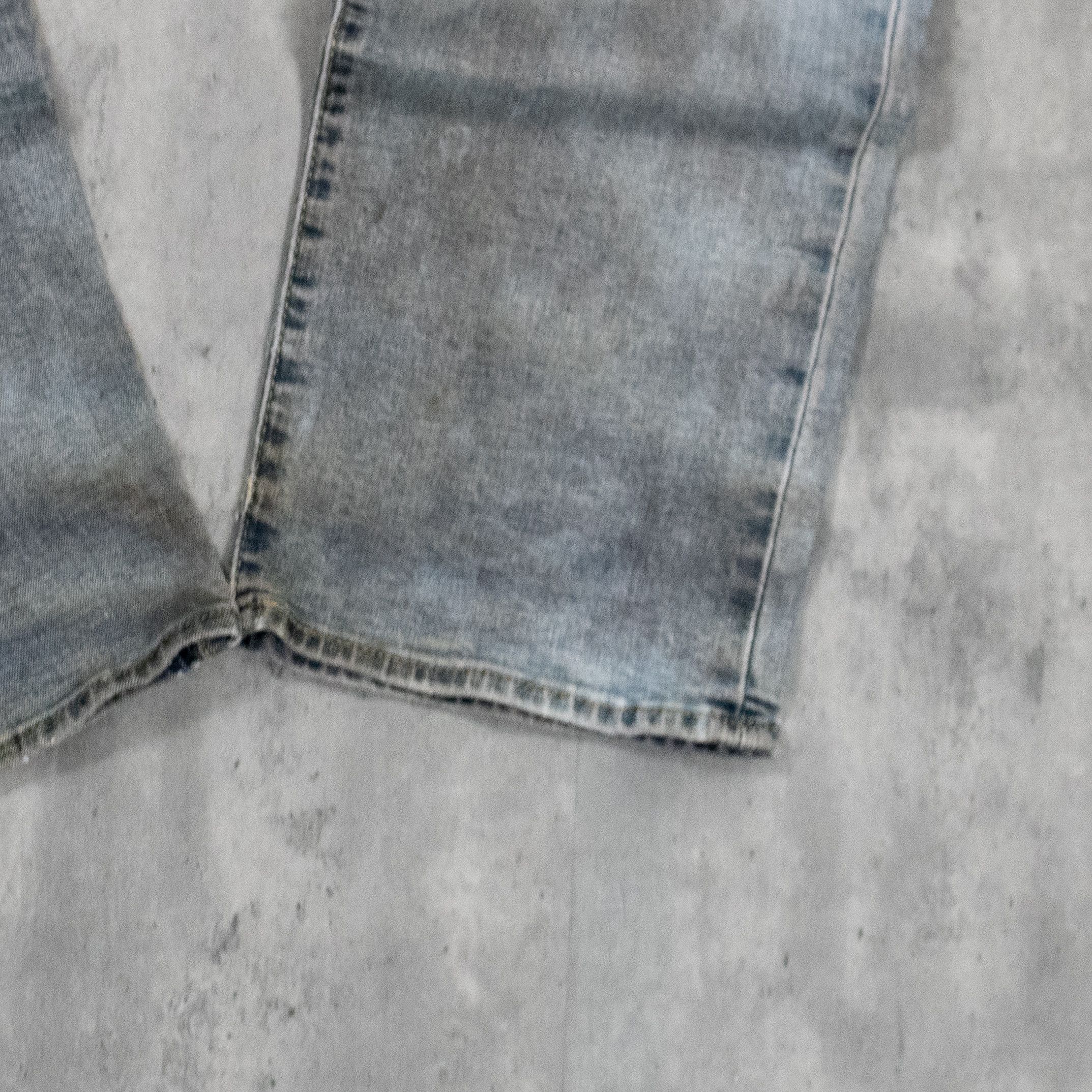 Levi's Vintage Clothing Y2K 2000's Levis 501 Overdyed Relax Straight Denim Pant's Size US 34 / EU 50 - 5 Thumbnail