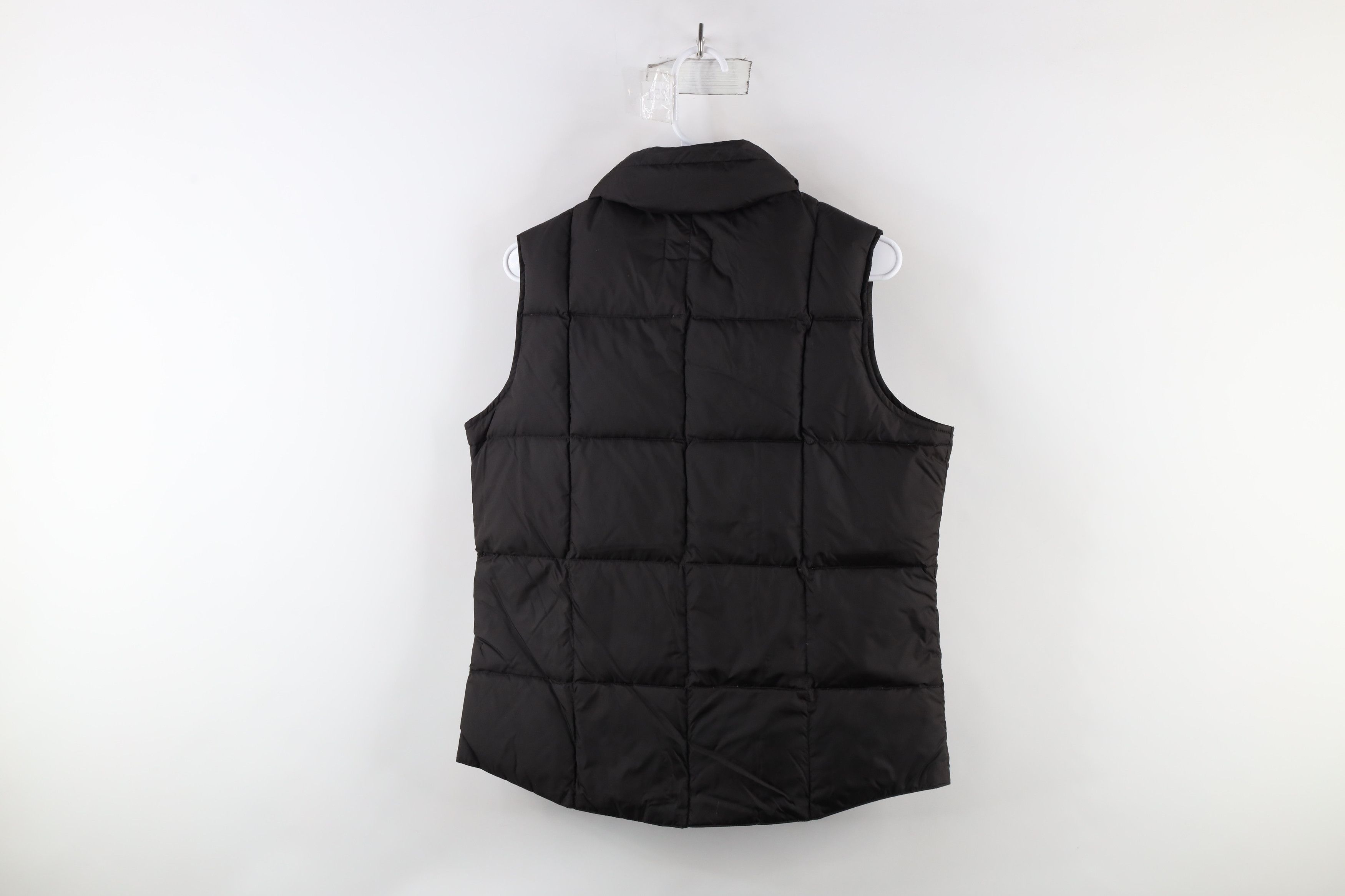 Lands' End × Vintage Vintage Lands End Down Fill Puffer Vest Jacket Dark Brown Size S / US 4 / IT 40 - 11 Thumbnail