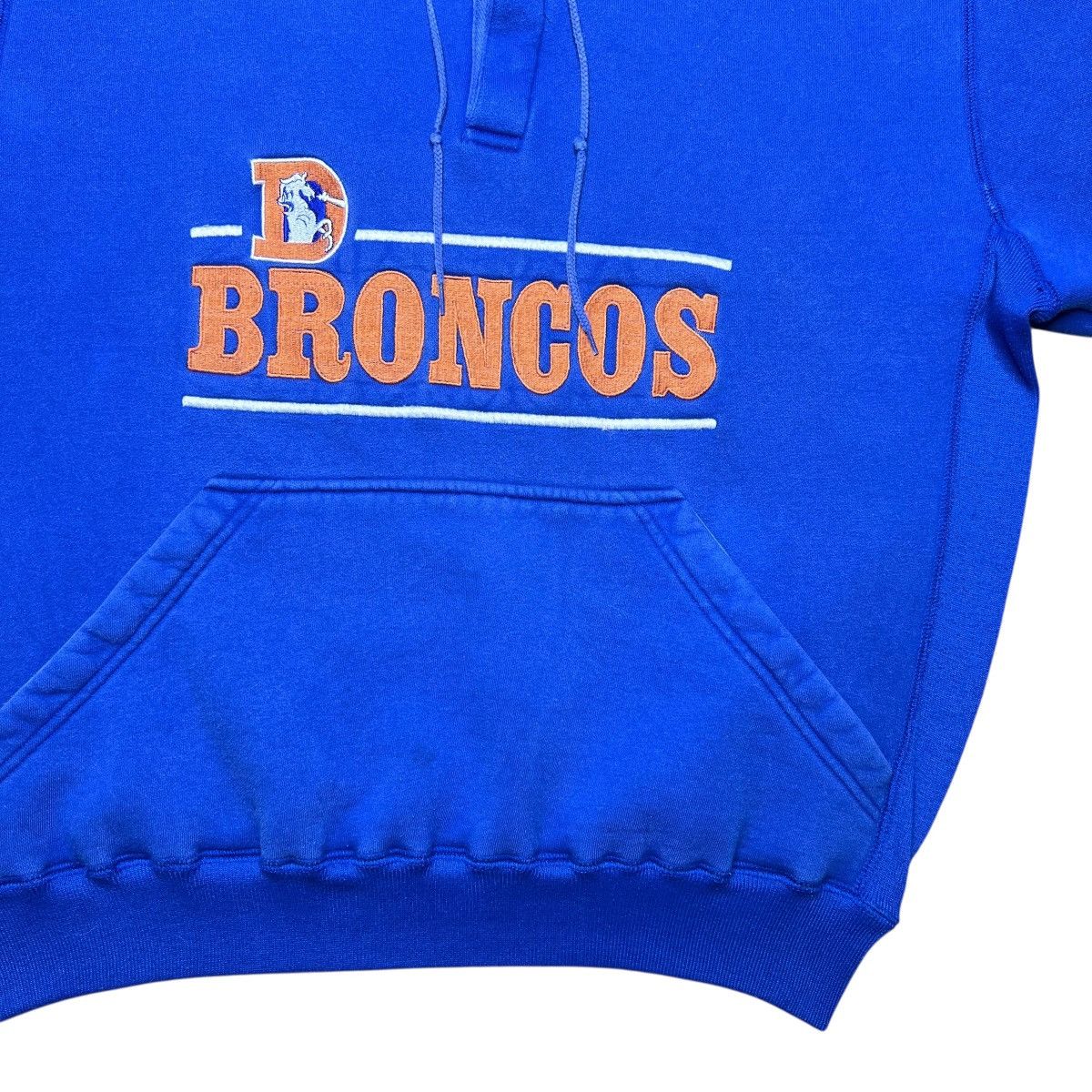 Starter 90s NFL Denver Broncos Starter Embroidered Spell Out Hoodie Size US M / EU 48-50 / 2 - 7 Thumbnail