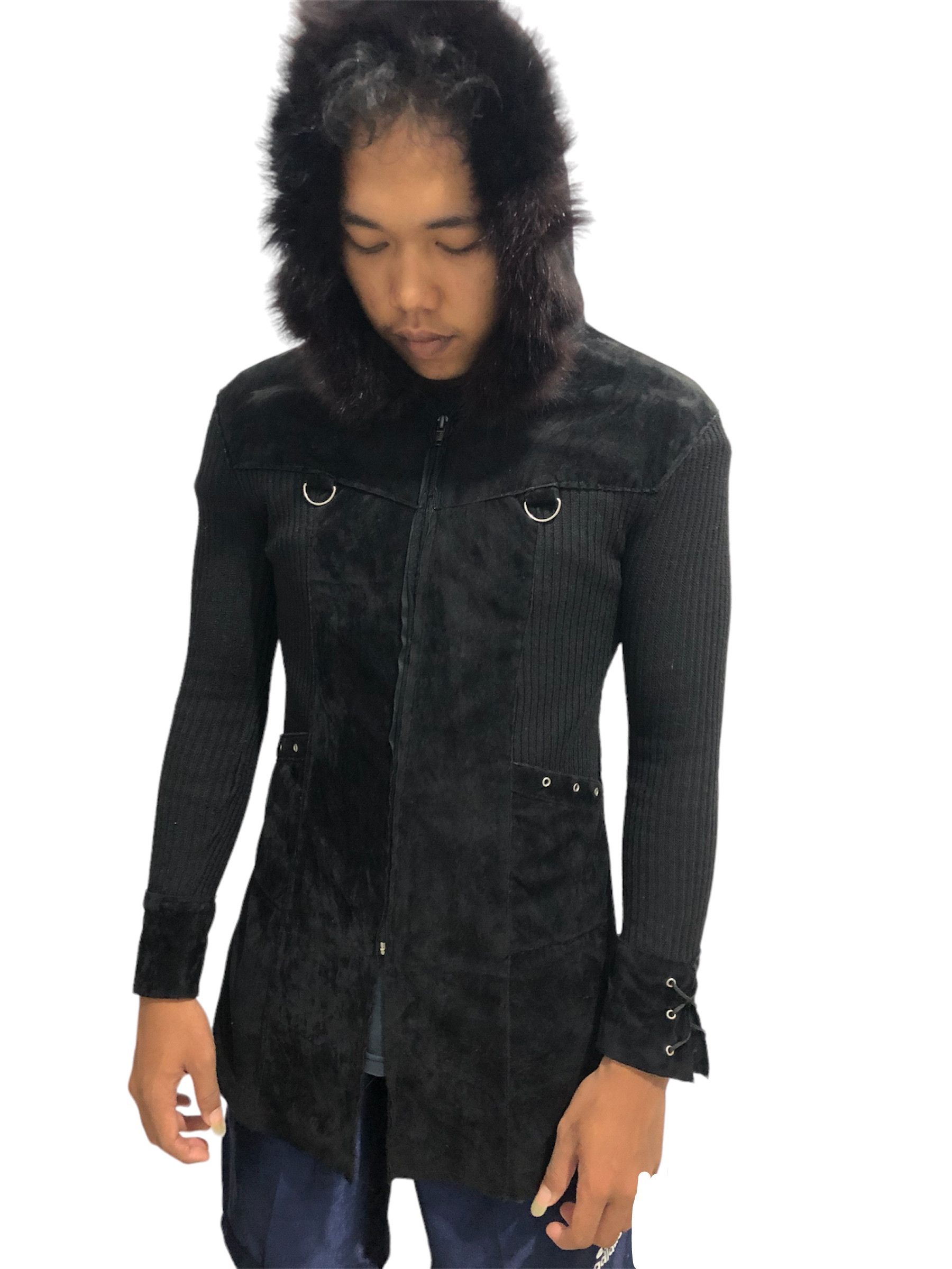 Le Grande Bleu (L.G.B.) Lans Fur Velvet gothic Jacket look like LGB ifsixwasnine Size US S / EU 44-46 / 1 - 7 Thumbnail