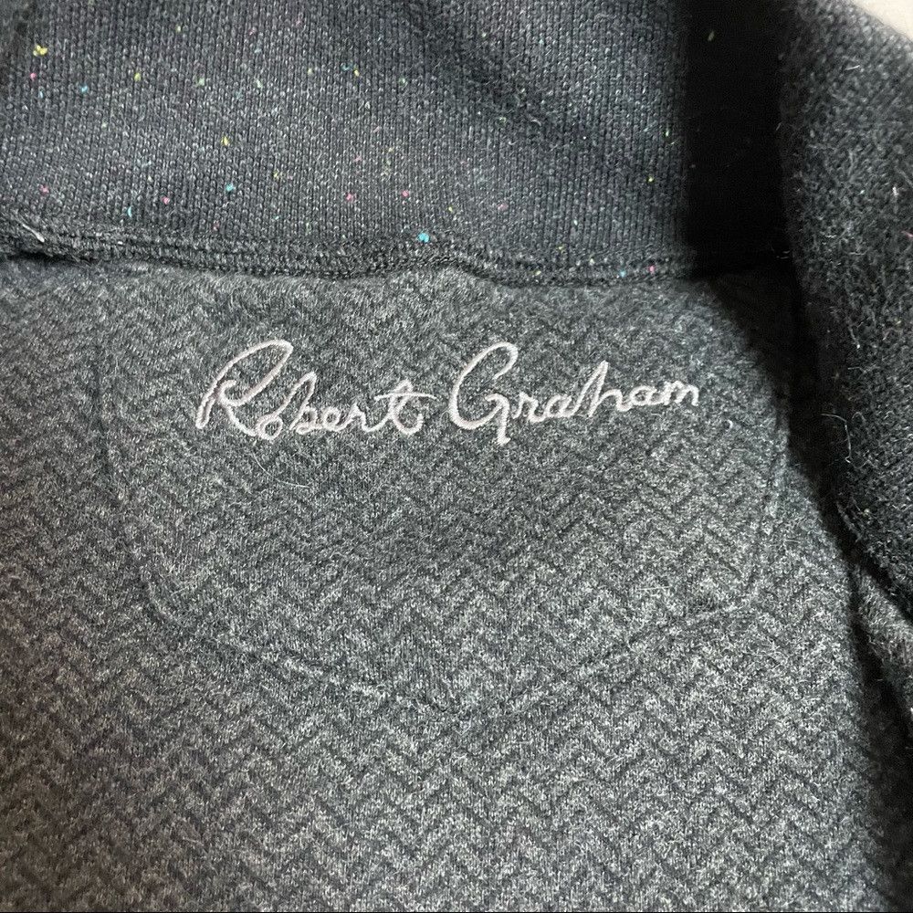Robert Graham Robert Graham Double Sided Zip Grey Sweater Size M/L Size US M / EU 48-50 / 2 - 7 Thumbnail