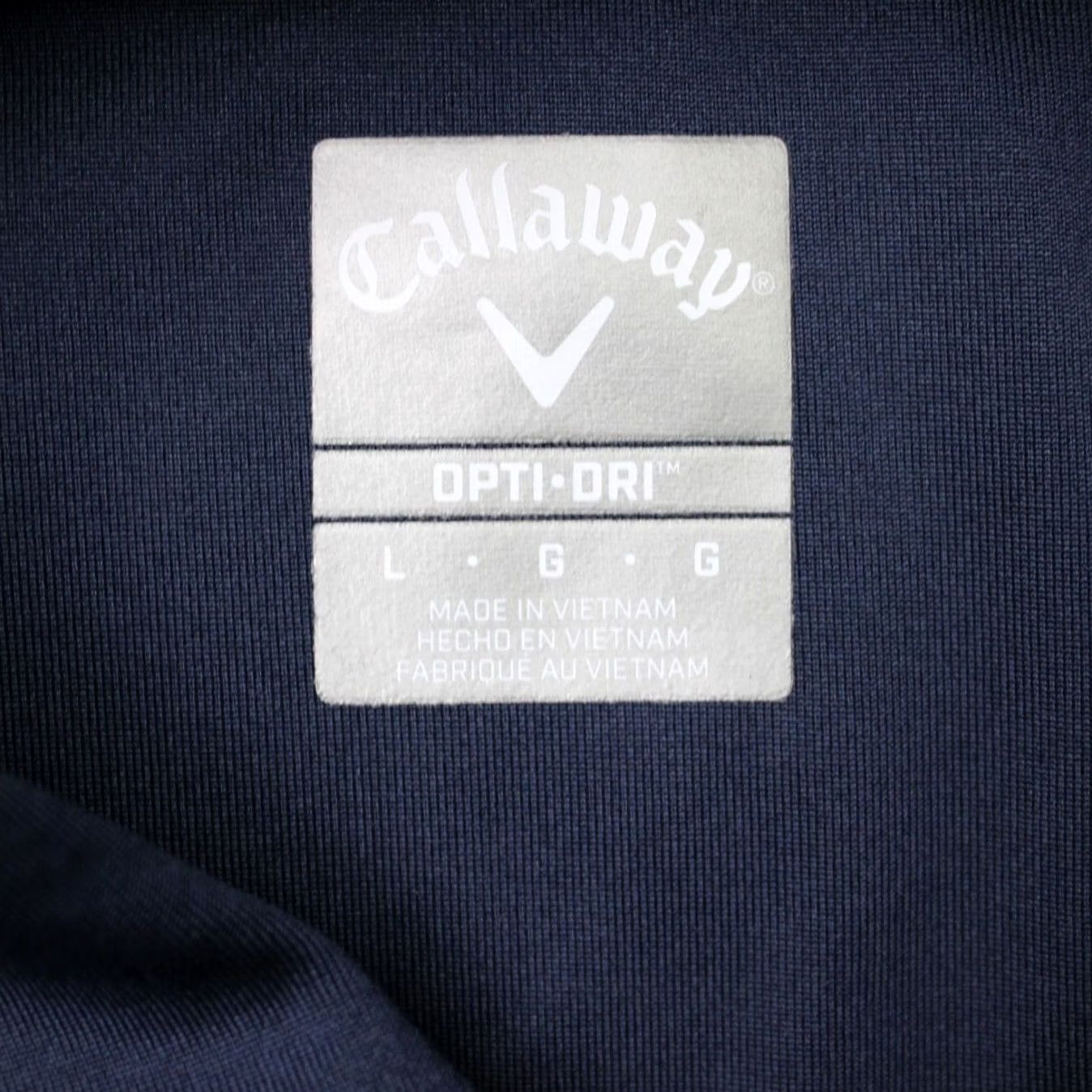 Callaway Callaway Polo Shirt Mens Large Blue/White Striped Opti-Dri Golf Short Sleeve Polo Shirt Size US L / EU 52-54 / 3 - 6 Thumbnail
