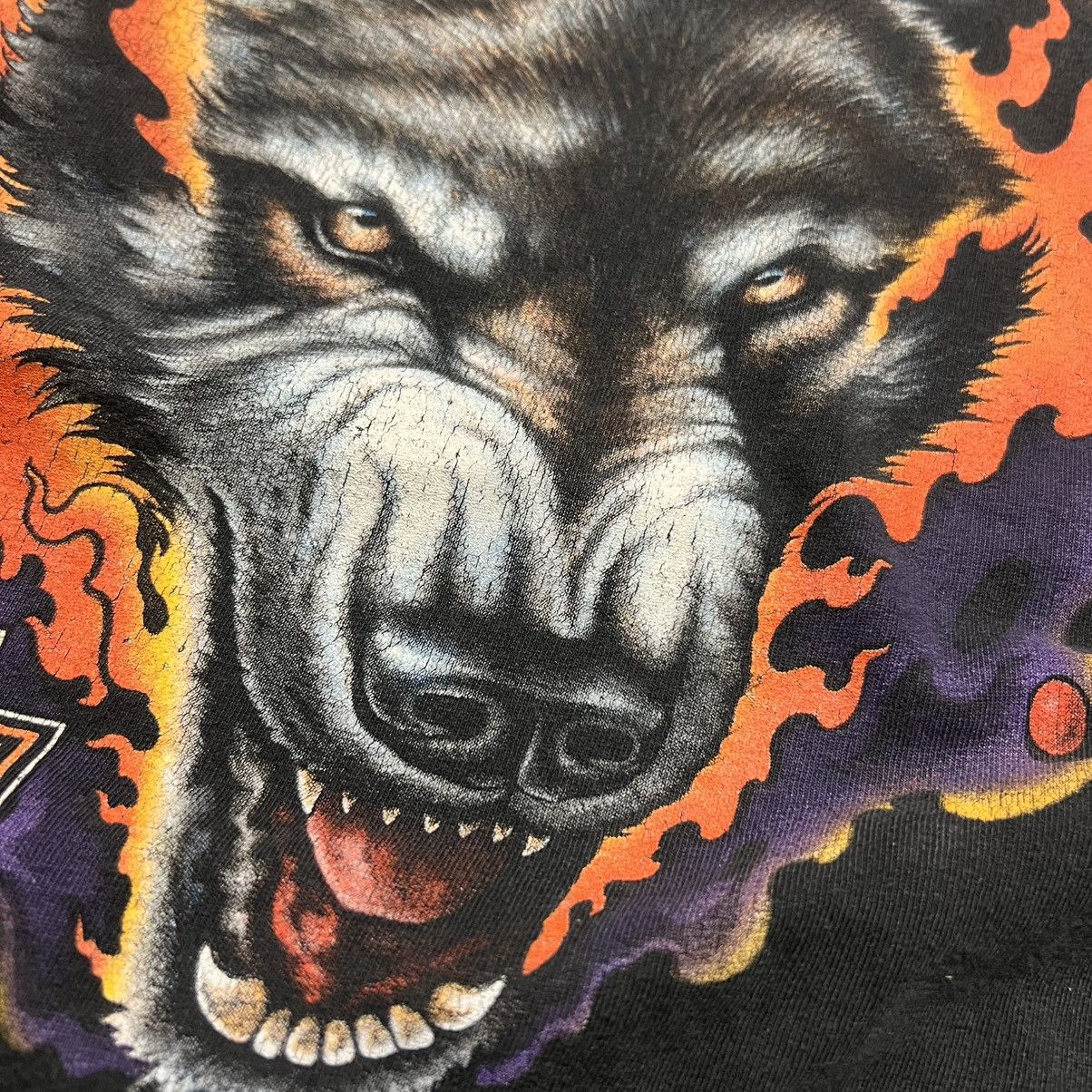Vintage Vintage 1996 Harley Davidson wild Flames t shirt sturgis Size US L / EU 52-54 / 3 - 11 Thumbnail