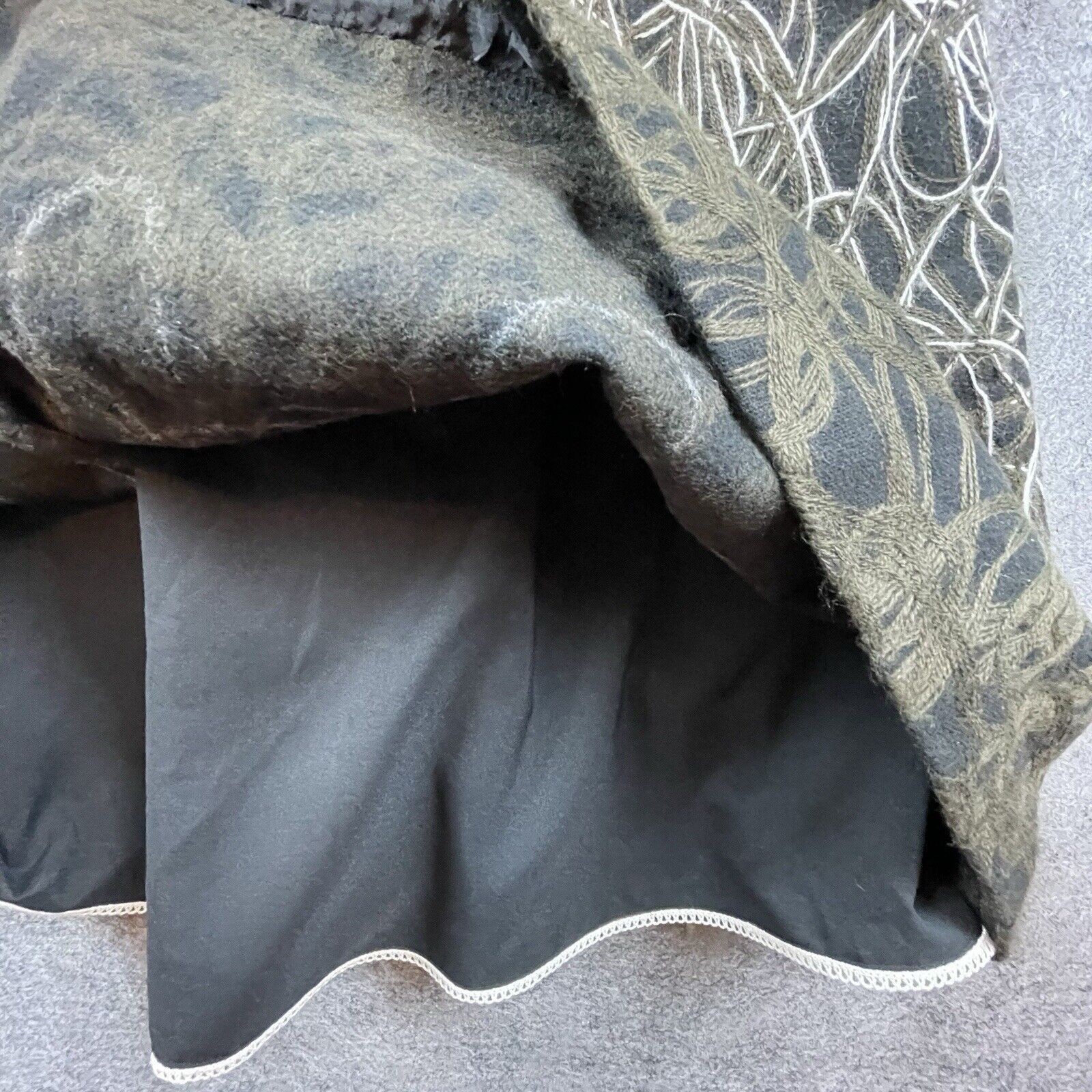 Anthropologie Maeve Dress Womens 0 Black Classic Goth Ombre Spider Webs Size XS / US 0-2 / IT 36-38 - 8 Thumbnail