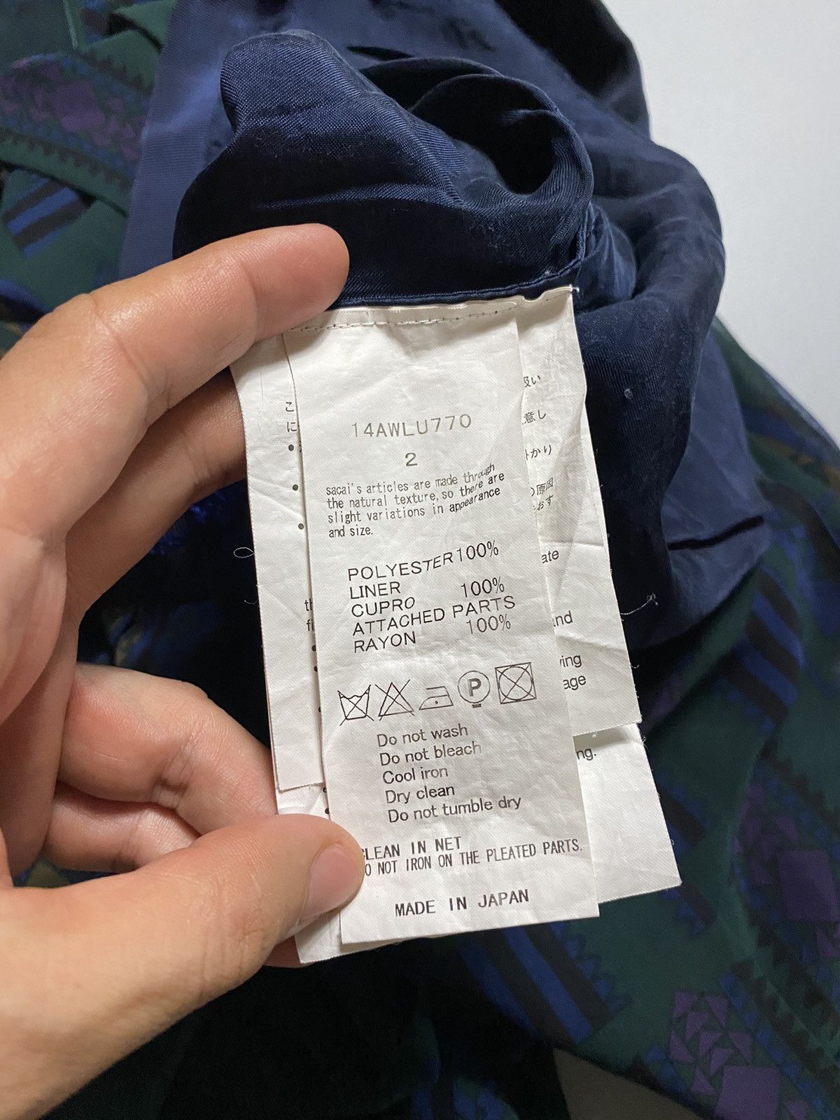 Sacai Sacai Luck - Skirt Size 26" / US 2 / IT 38 - 11 Thumbnail