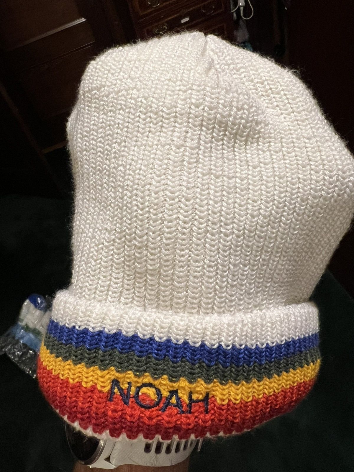 Noah Noah Rainbow Striped Beanie Size ONE SIZE - 3 Thumbnail