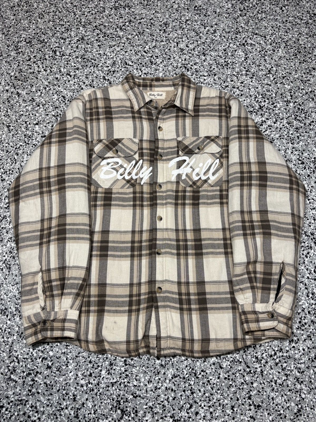 Billy Hill 2021 Billy Hill Wranglers Brown Plaid Sherpa Flannel Size L Size US L / EU 52-54 / 3 - 1 Thumbnail