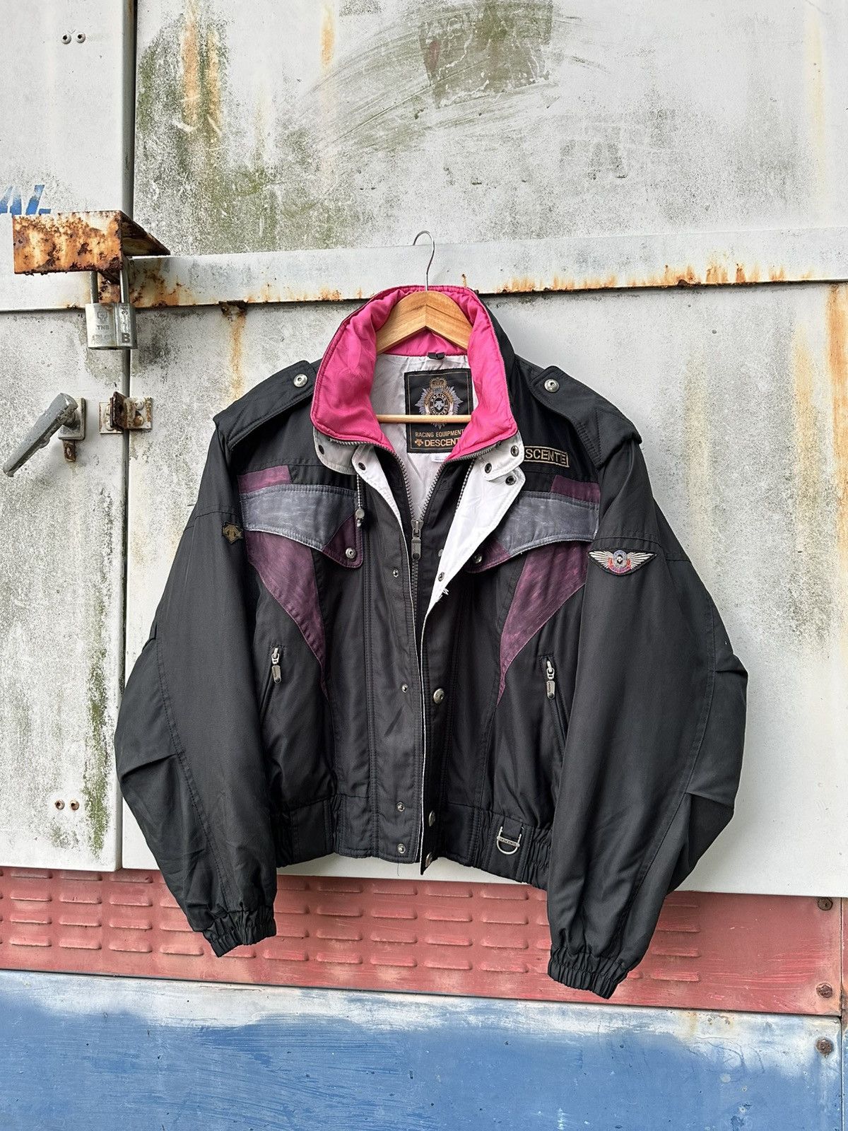 Vintage 👹Vintage Descente Racing Ski Bomber Jacket Size US M / EU 48-50 / 2 - 4 Thumbnail