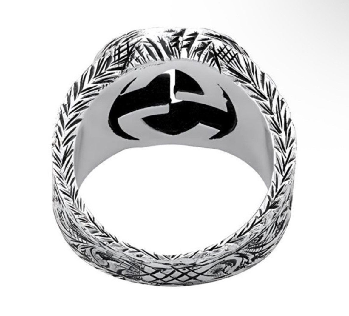 Gucci Gucci GG Logo Sterling Silver 925 Ring Unisex 455302 Size ONE SIZE - 3 Thumbnail