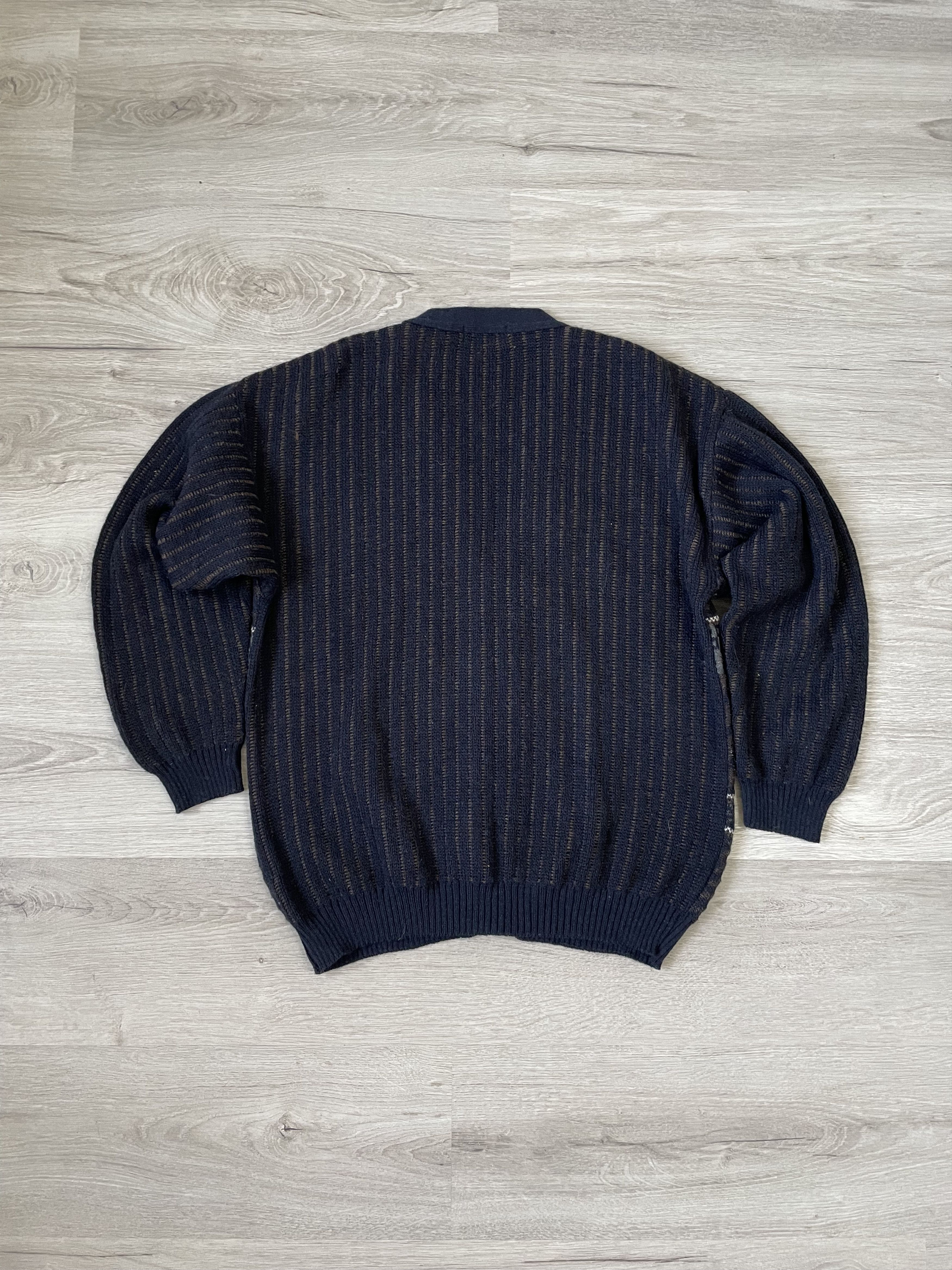 Paul Smith × Vintage MENS CASUAL RARE CARDIGAN PAUL SMITH Size US L / EU 52-54 / 3 - 12 Thumbnail