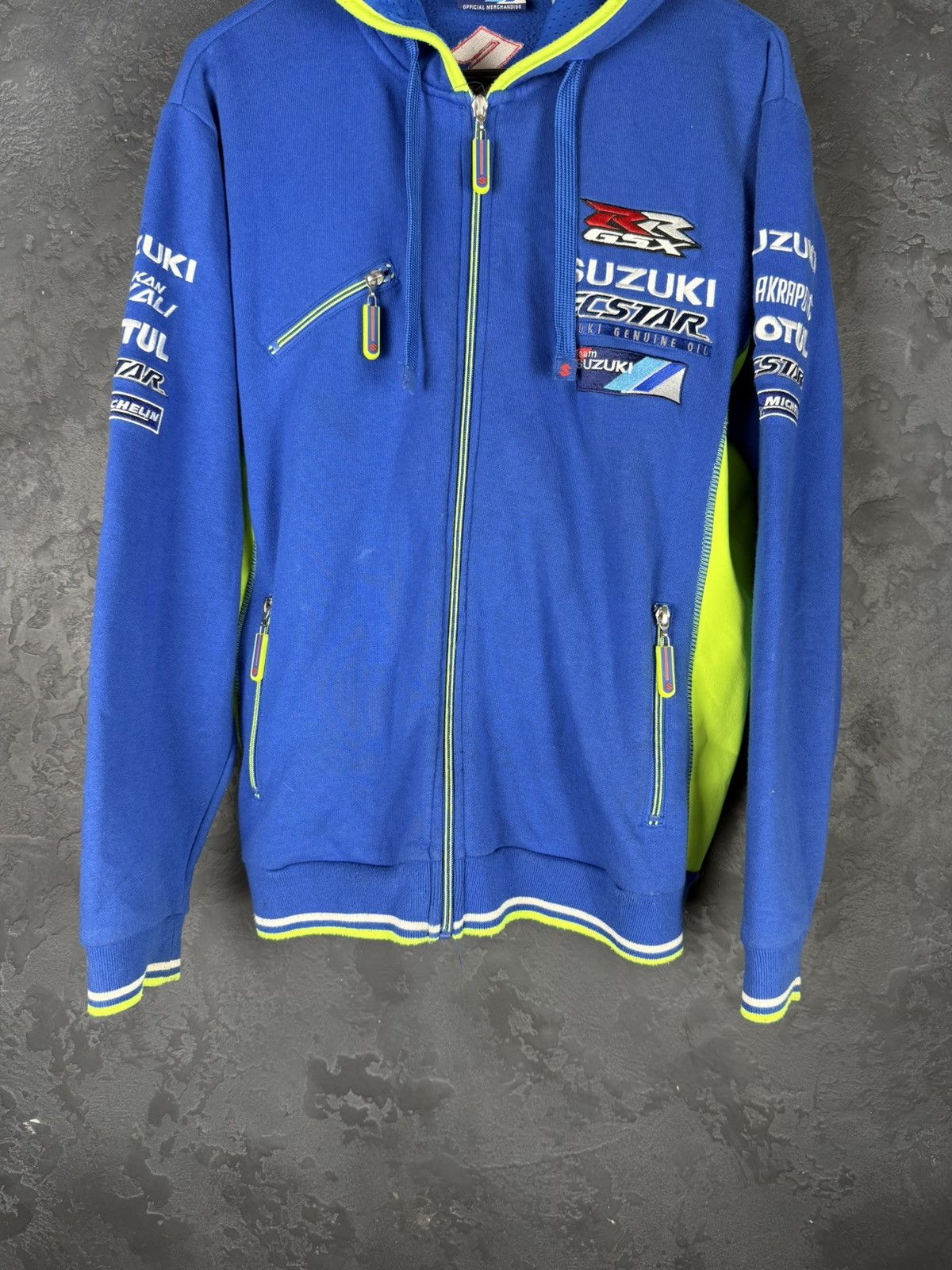 Other Vintage Y2K Suzuki Racing Moto Zip Hoodie Men's Size M Size US M / EU 48-50 / 2 - 5 Thumbnail