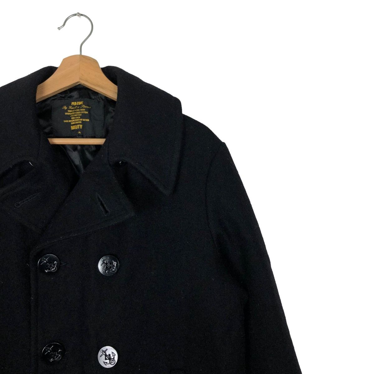 Vintage 🔥90’s DOUBLE BREAST PEA JACKET FIDELITY USA Size US XL / EU 56 / 4 - 6 Thumbnail