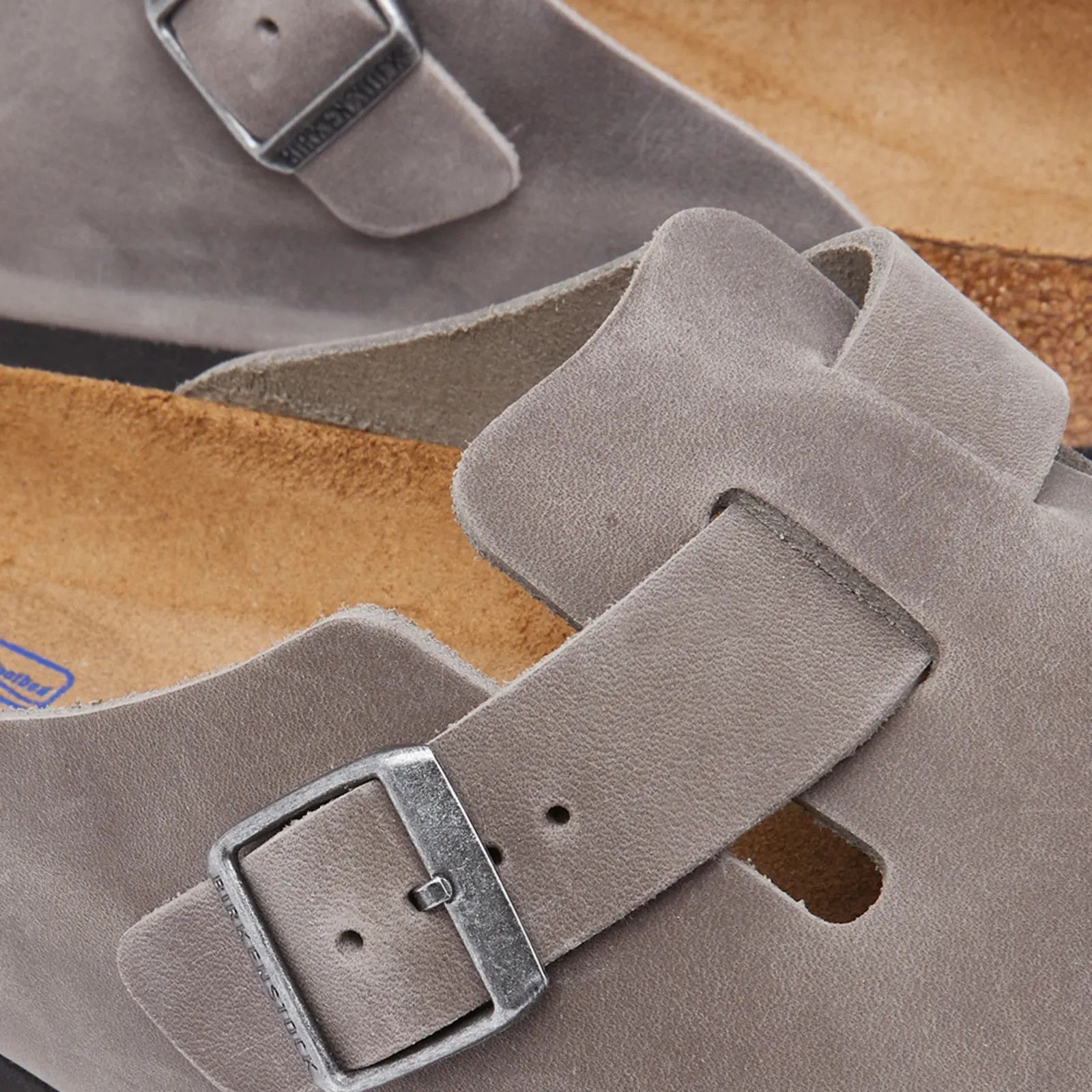 Birkenstock Birkenstock Boston SFB Iron Oiled Leather 1013255 US 10 E 43 Size US 10 / EU 43 - 3 Thumbnail