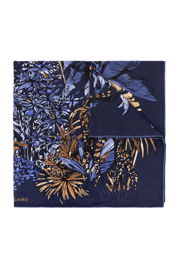 Salvatore Ferragamo o1s1rm1024 Size: 90x90 Cm / Scarf in Multicolor Size ONE SIZE - 1 Thumbnail