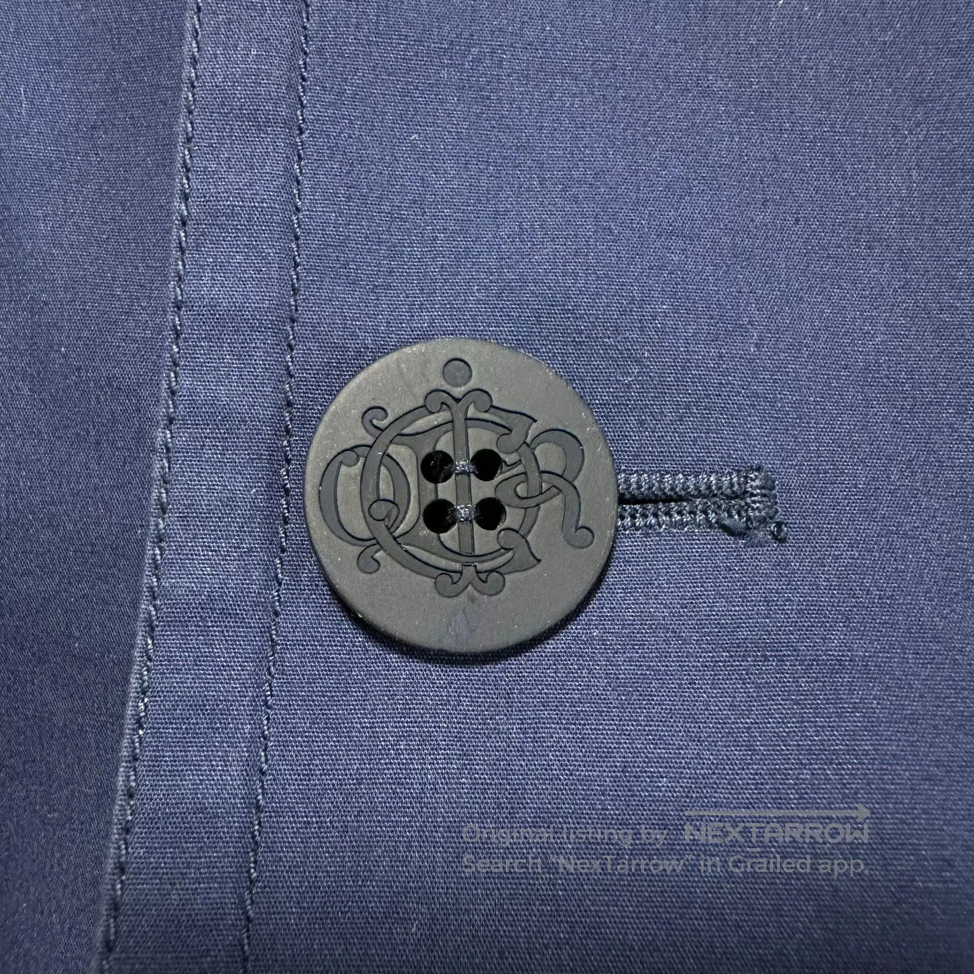 Dior Dior Double-Breasted Dark Blue Trench Coat. Size US L / EU 52-54 / 3 - 2 Thumbnail