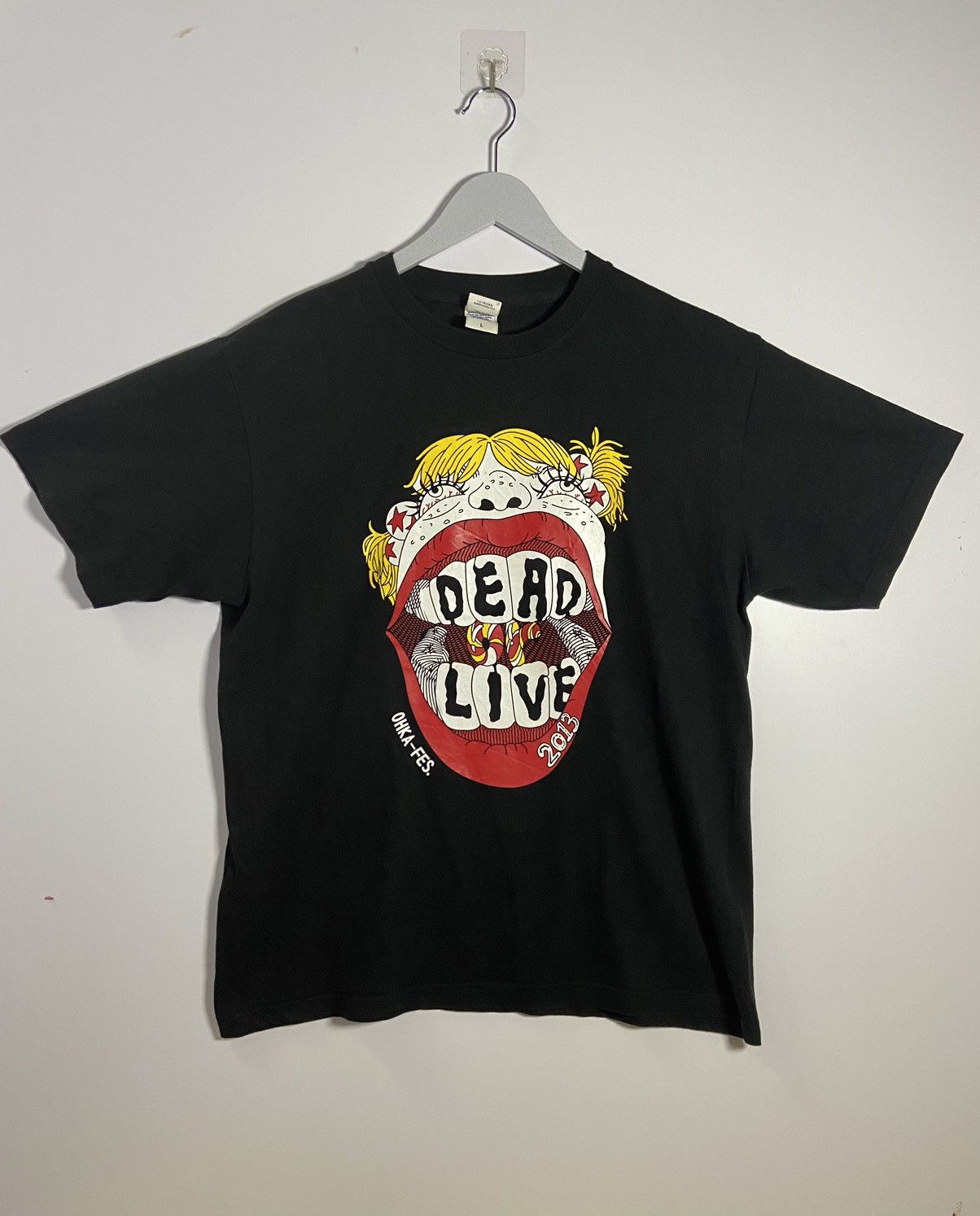 Band Tees DEAD OR LIVE OHKA FESTIVAL 2013 TEE SHIRT Size US L / EU 52-54 / 3 - 1 Thumbnail