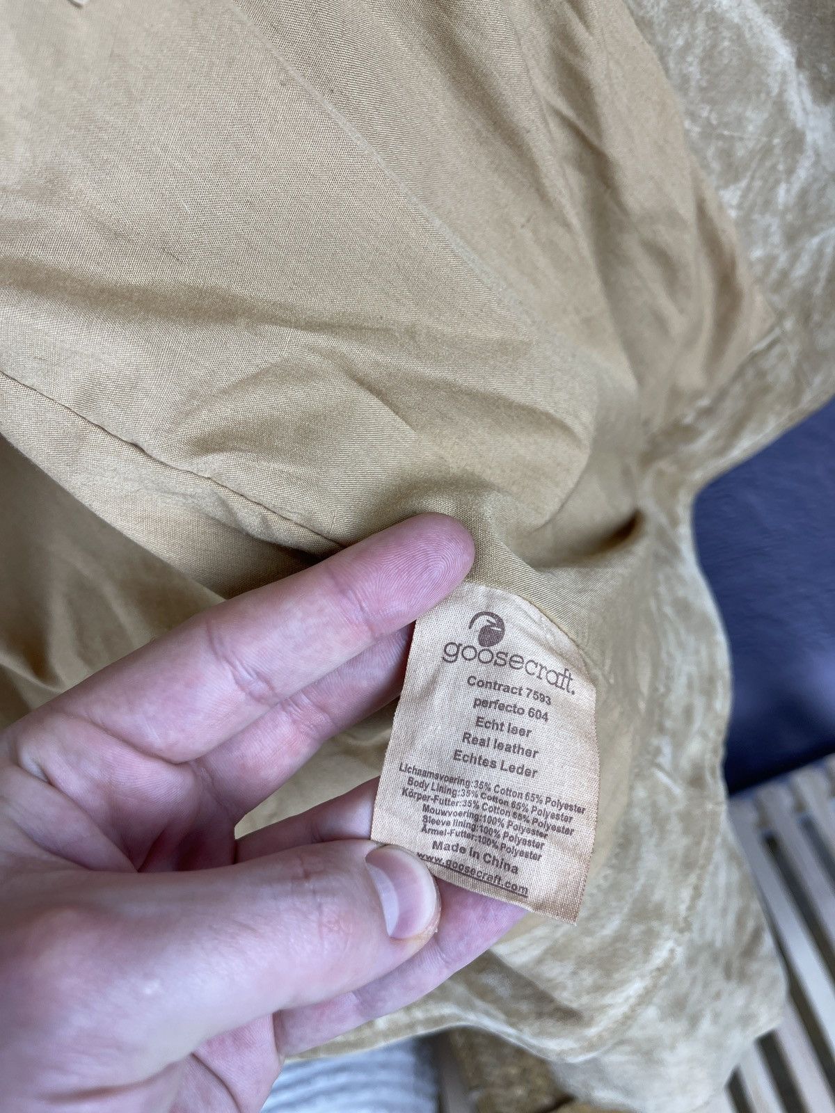 Genuine Leather Goosecraft brown Simpson JR suede leather motorcycle jacket Size US L / EU 52-54 / 3 - 21 Thumbnail