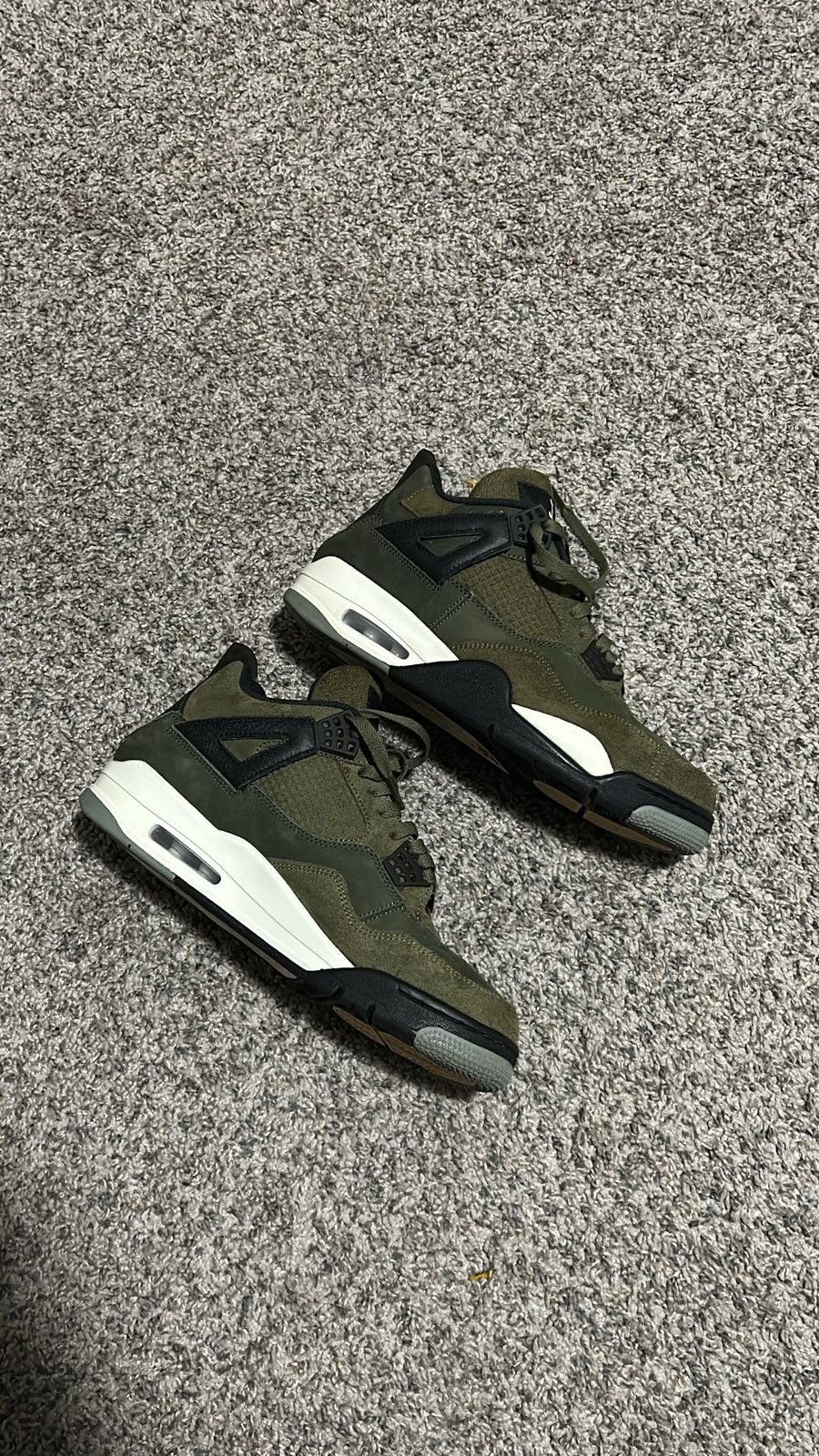 Jordan Brand air jordan 4 retro craft olive Size US 10.5 / EU 43-44 - 11 Thumbnail