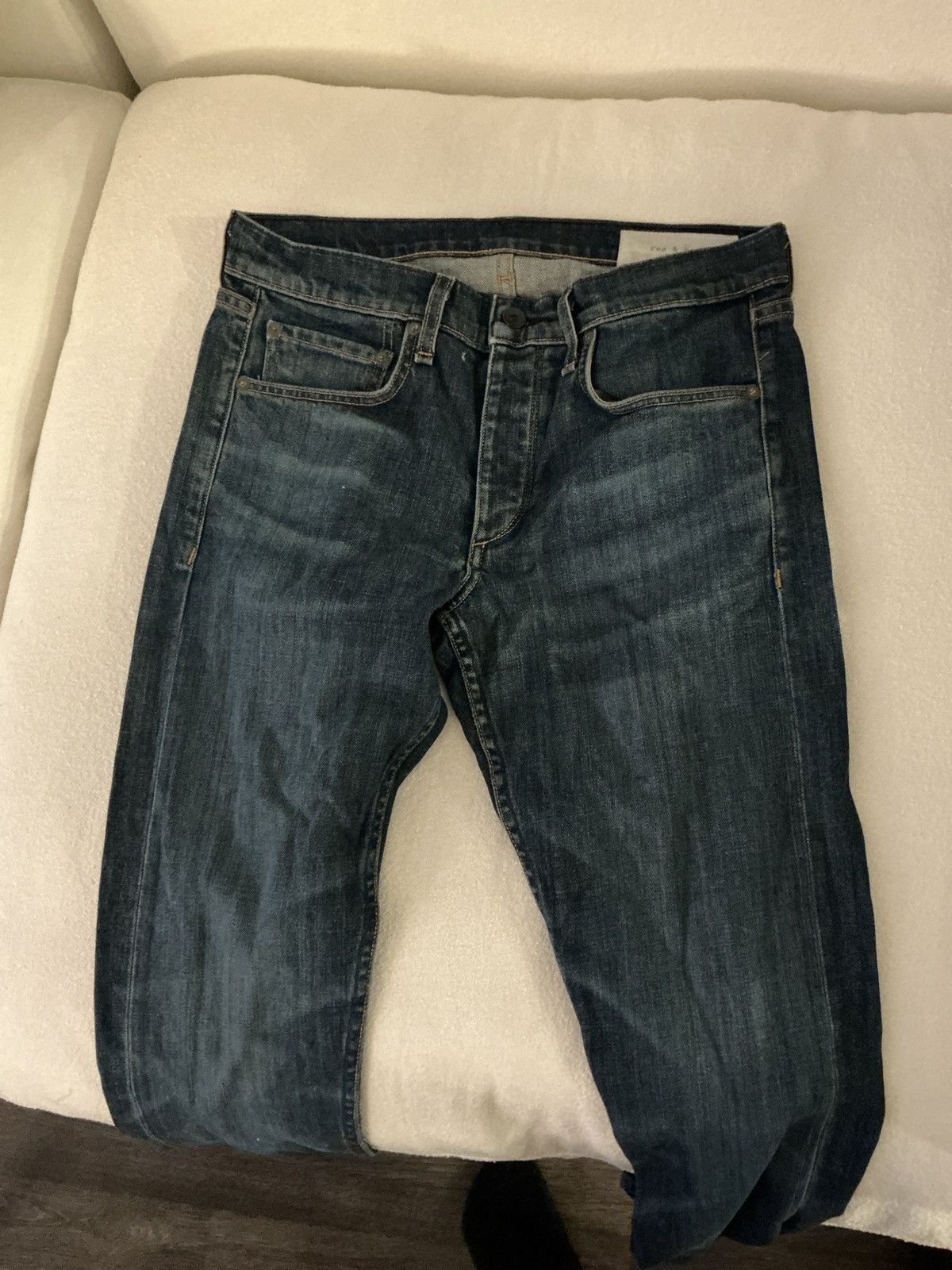 Rag & Bone Mens Rag And Bone Blue Denim 30 Size US 30 / EU 46 - 2 Thumbnail