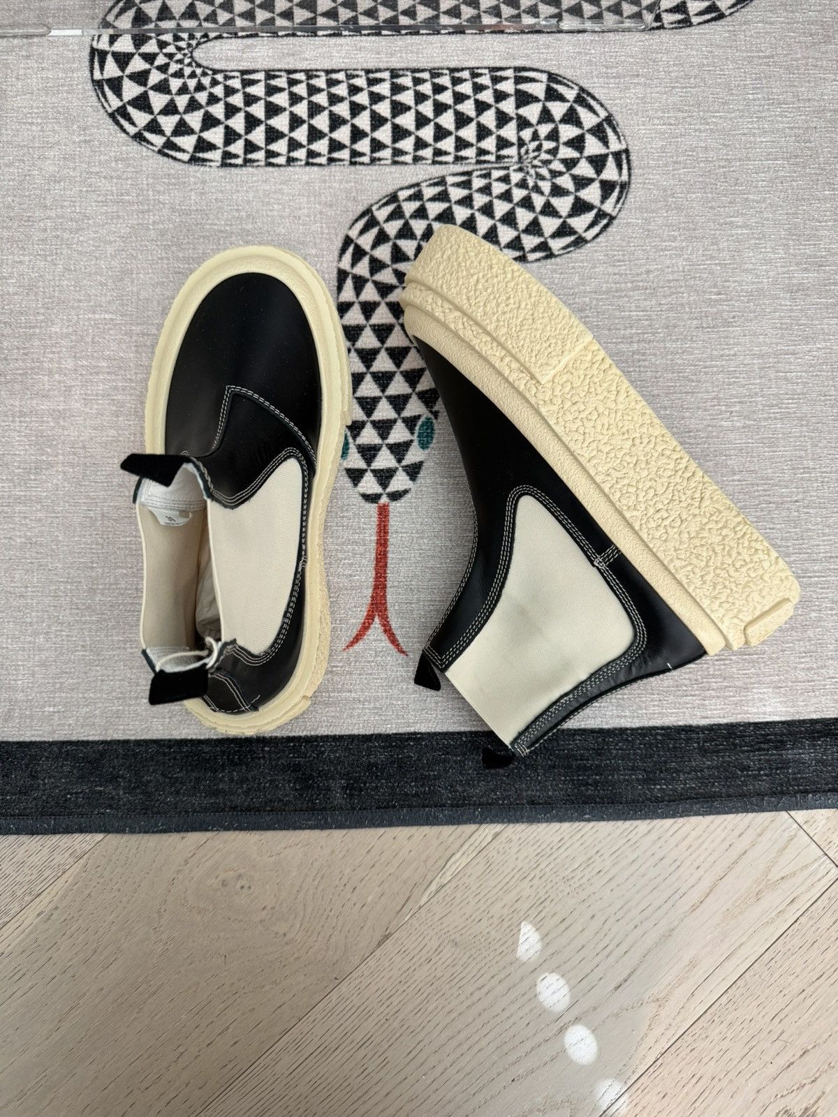 MM6 MM6 Martin Margiela size 39 platform boots brand new in box Size US 6 / EU 39 - 1 Thumbnail