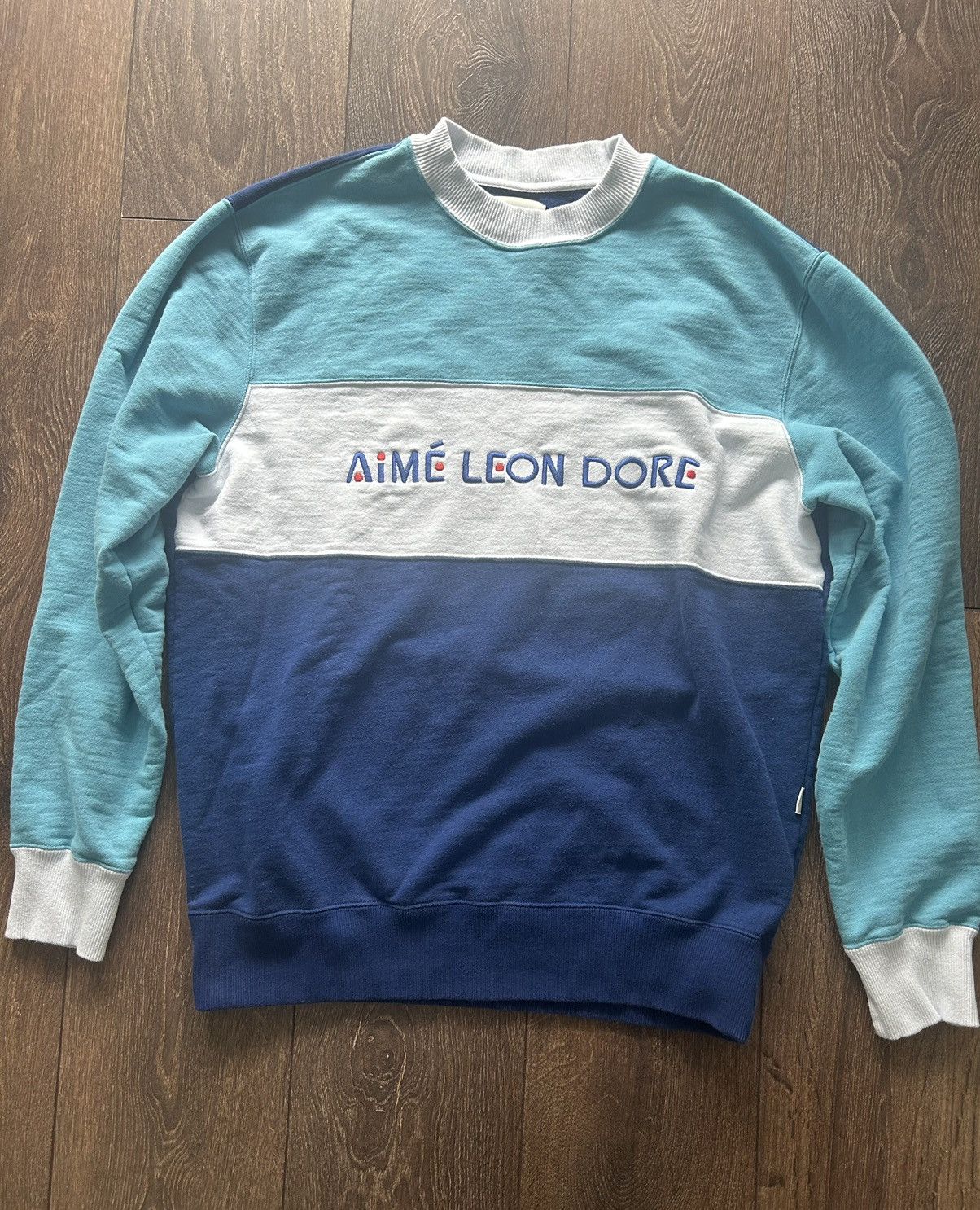 Aime Leon Dore Aime Leon Dore Blue Sweatshirt Size US L / EU 52-54 / 3 - 1 Thumbnail