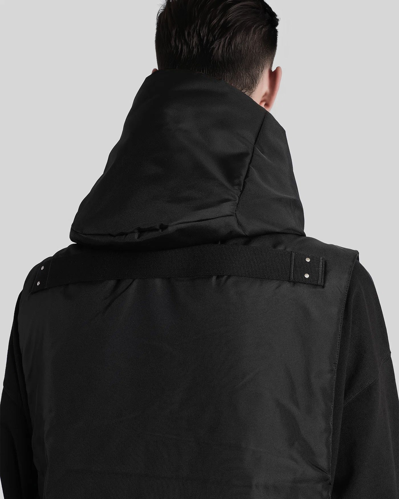 Rick Owens Drkshdw Hooded Liner Sleeveless Padded Coat Size US M / EU 48-50 / 2 - 3 Thumbnail