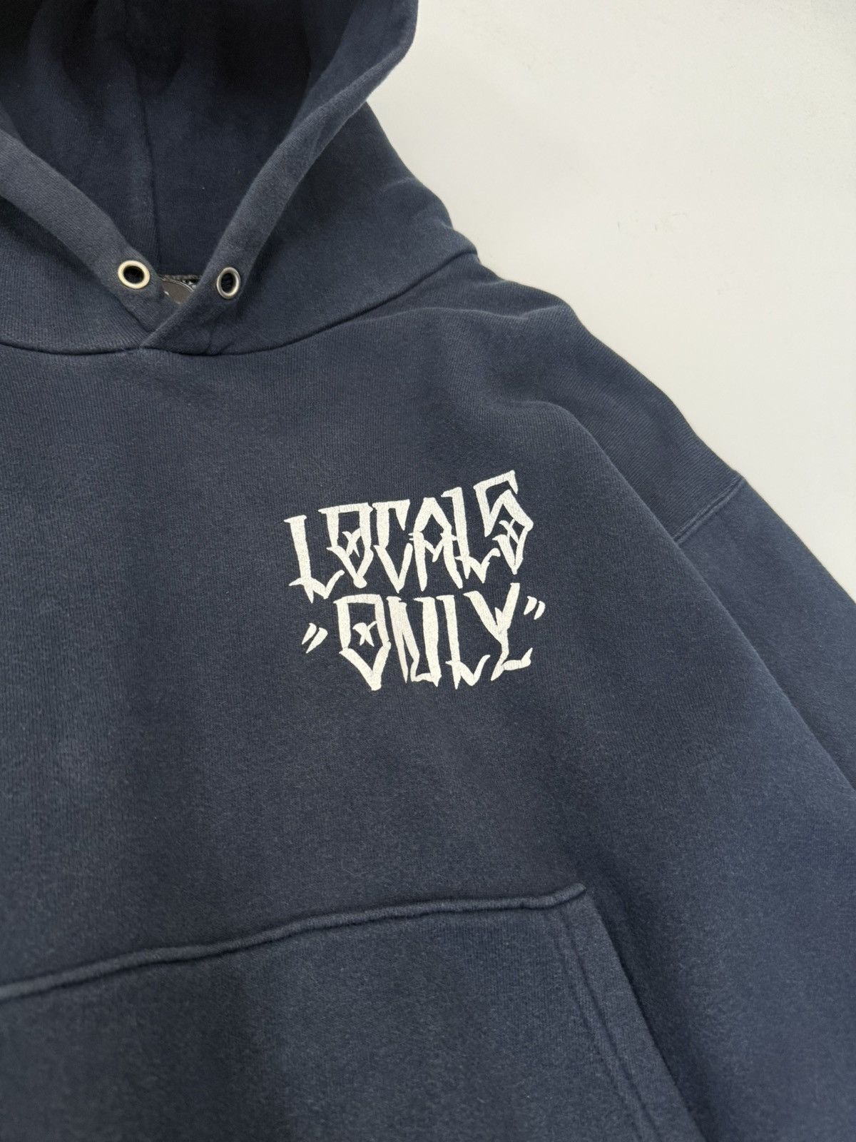 Japanese Brand 🔥 Japan Streetwear LOCALS ONLY Jingumae Shibuya Skull Hoodie Size US M / EU 48-50 / 2 - 5 Thumbnail