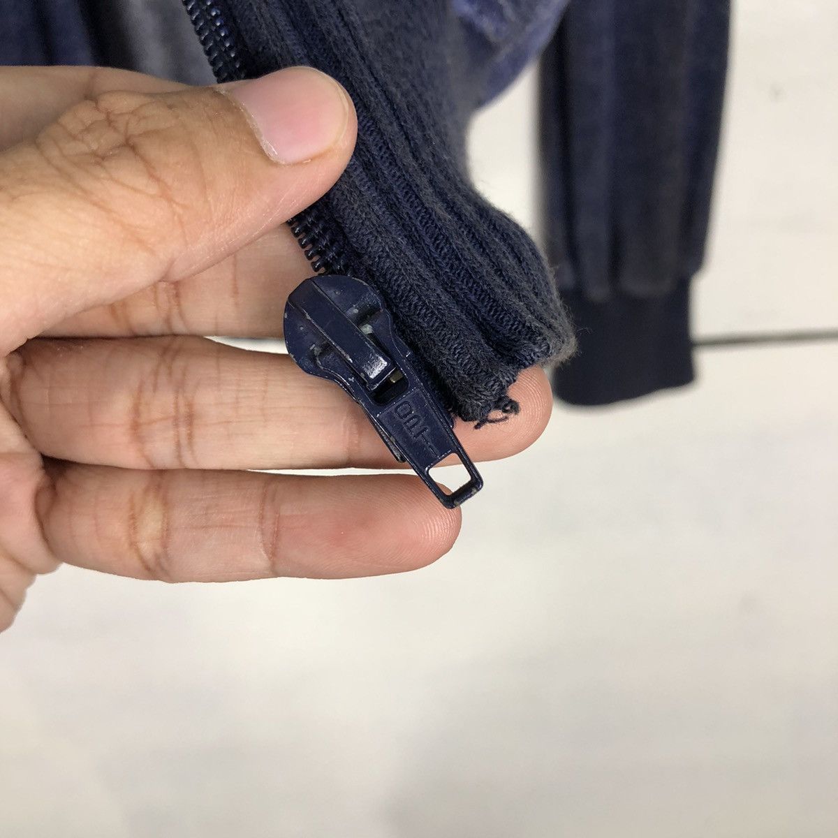 Japanese Brand 📌Vintage Velvet Jacket Made in Western Germany Opti Zipper Size US M / EU 48-50 / 2 - 18 Thumbnail
