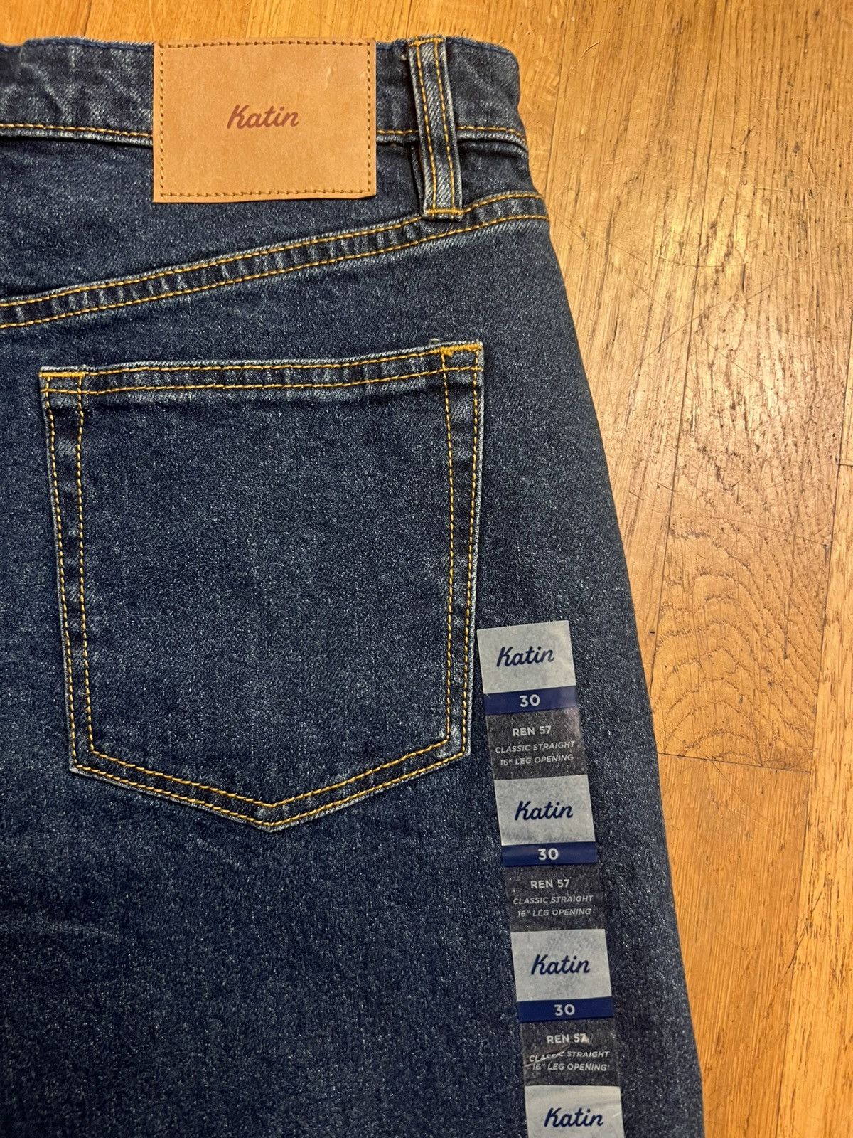 Katin Katin denim jeans new 30 straight leg Size US 30 / EU 46 - 5 Thumbnail